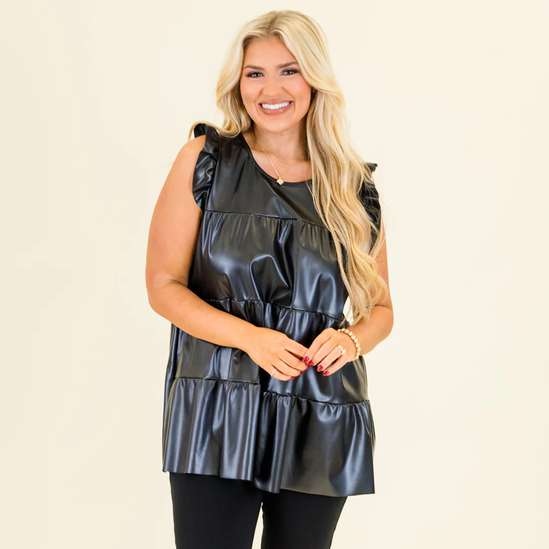 Flirty Fun Top, Black - Giverhouse
