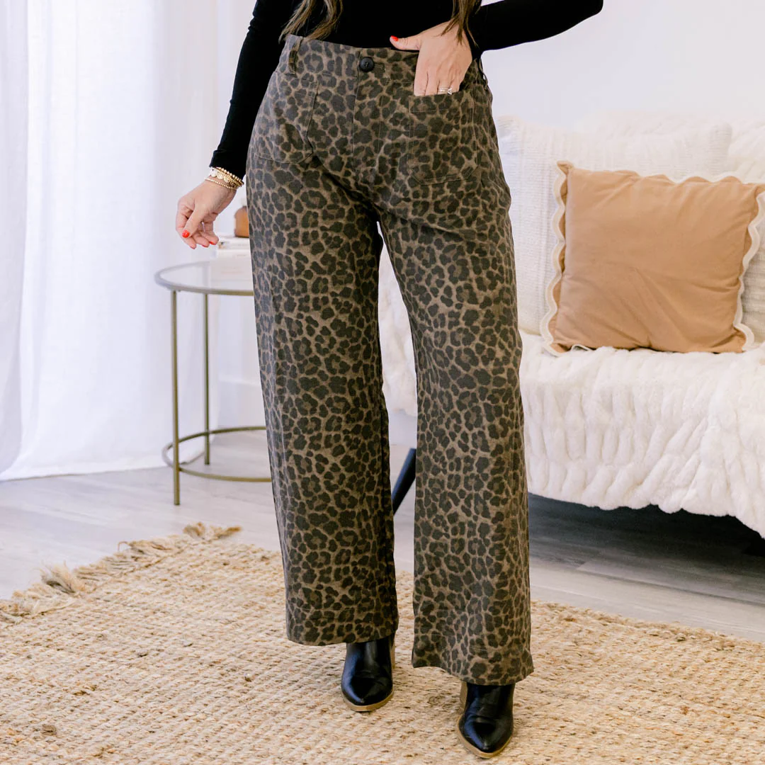 Wild As The Wind Pants, Leopard - Giverhouse