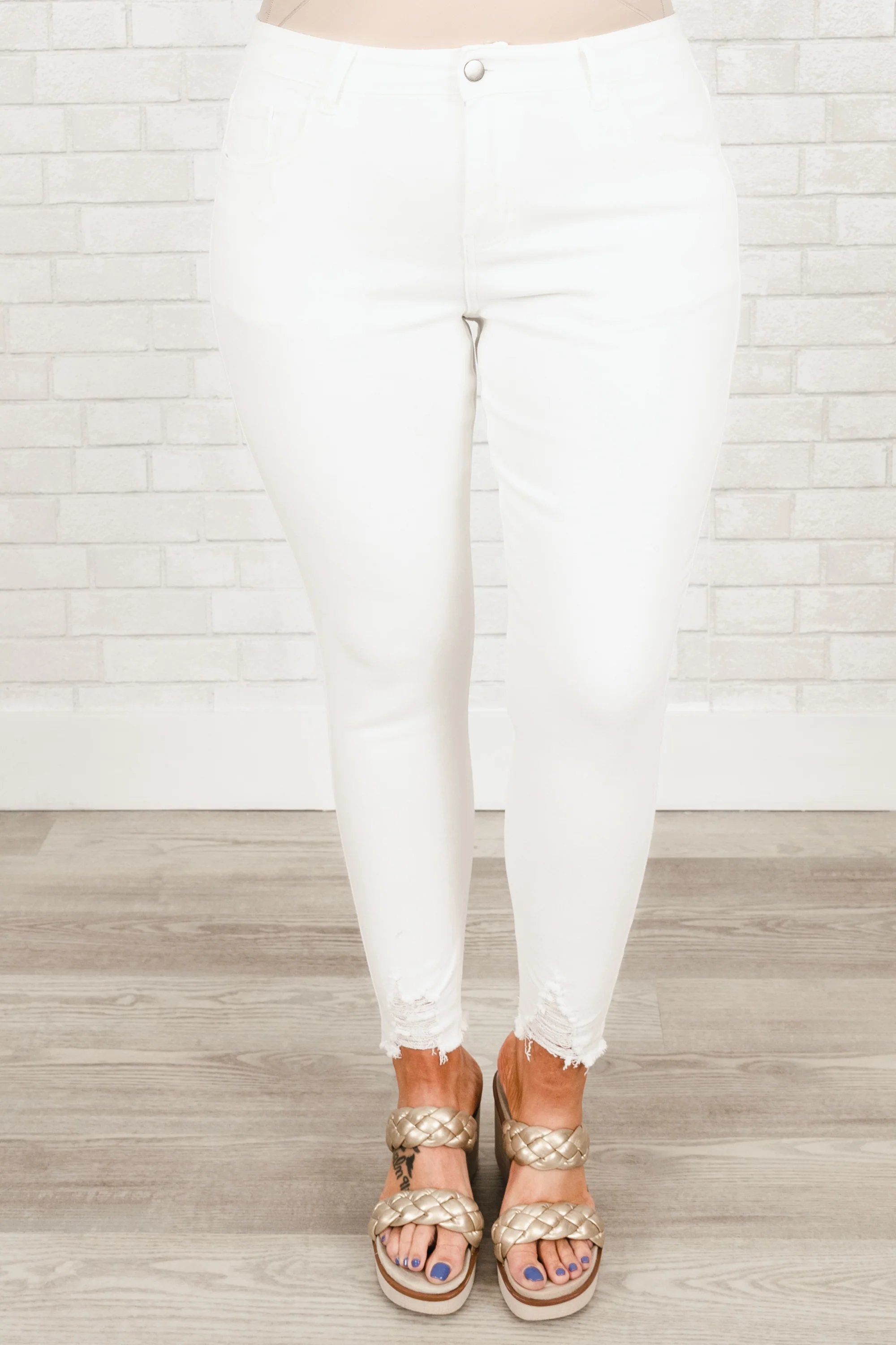 Back To The Basics Jeans, White - Giverhouse
