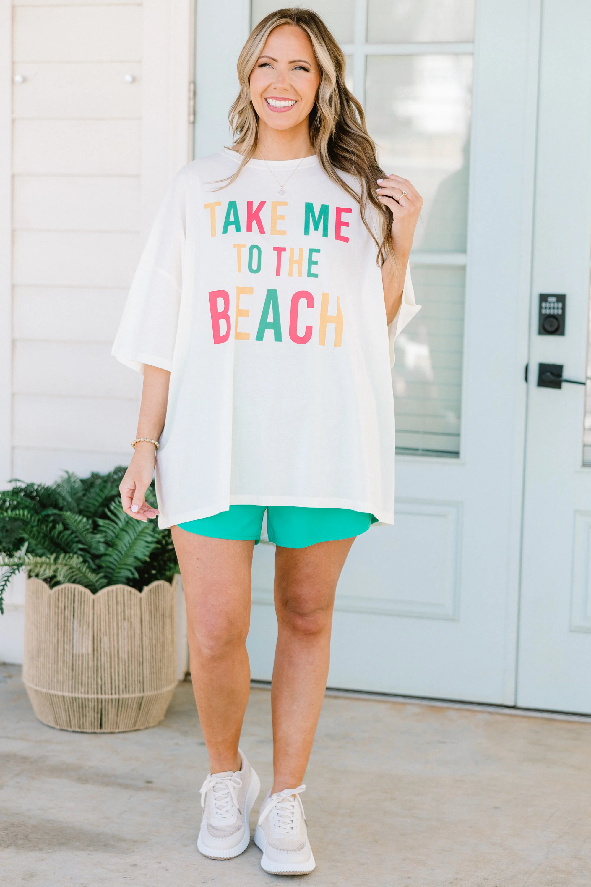 Sporty Chic Shorts, Turquoise - Giverhouse