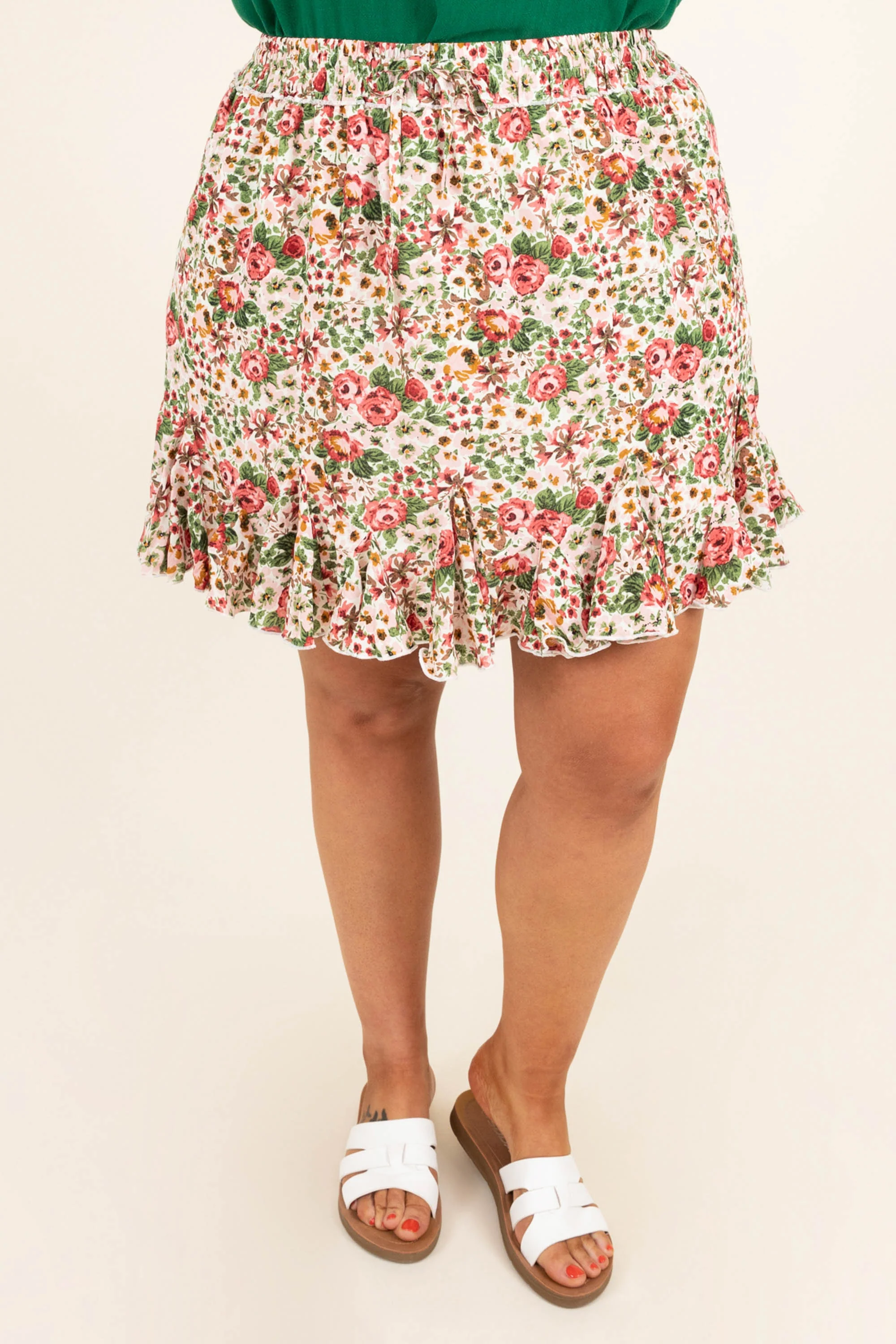 East Of The Sun Skirt, White - Giverhouse