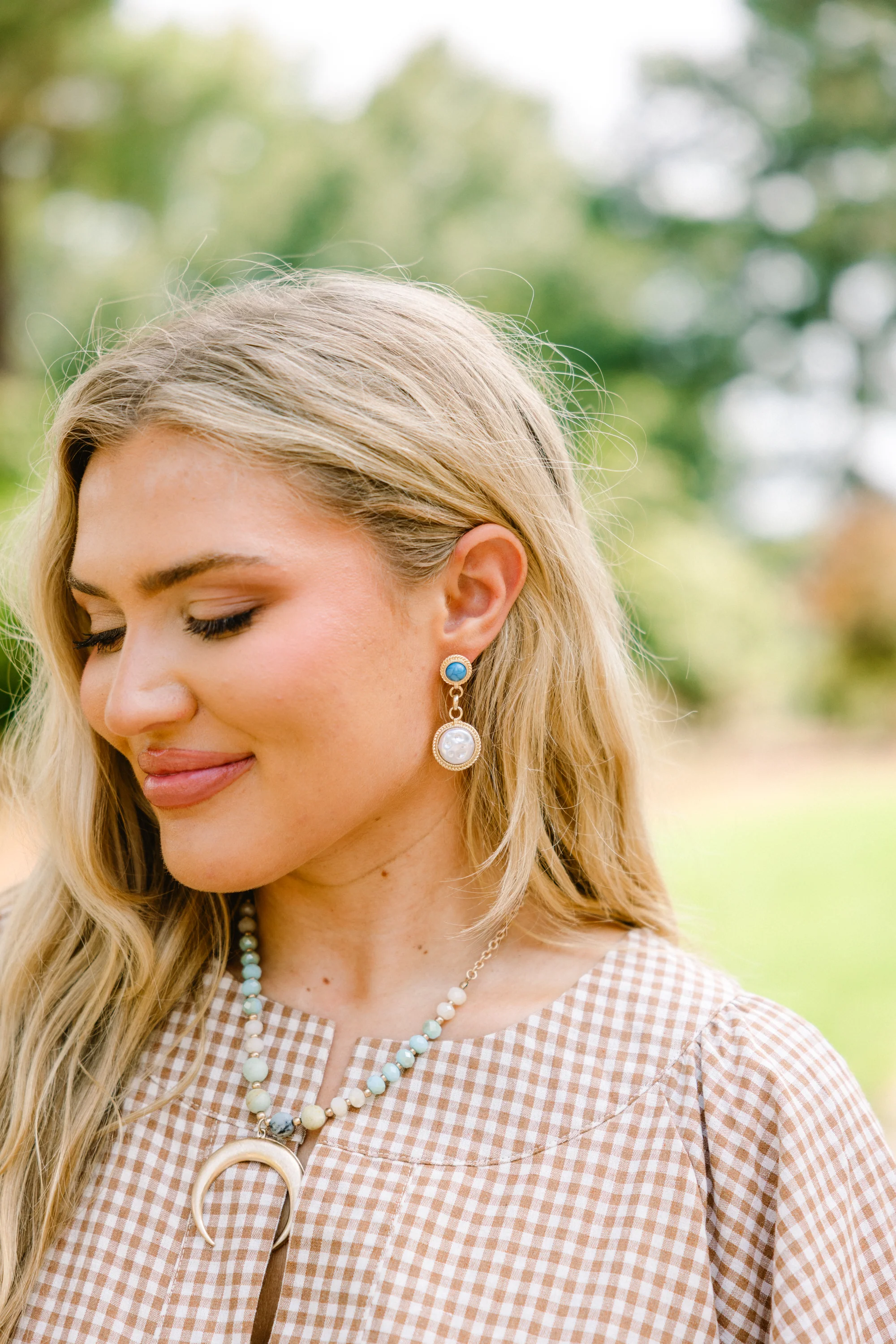 Days of Dust Earrings, Turquoise - Giverhouse