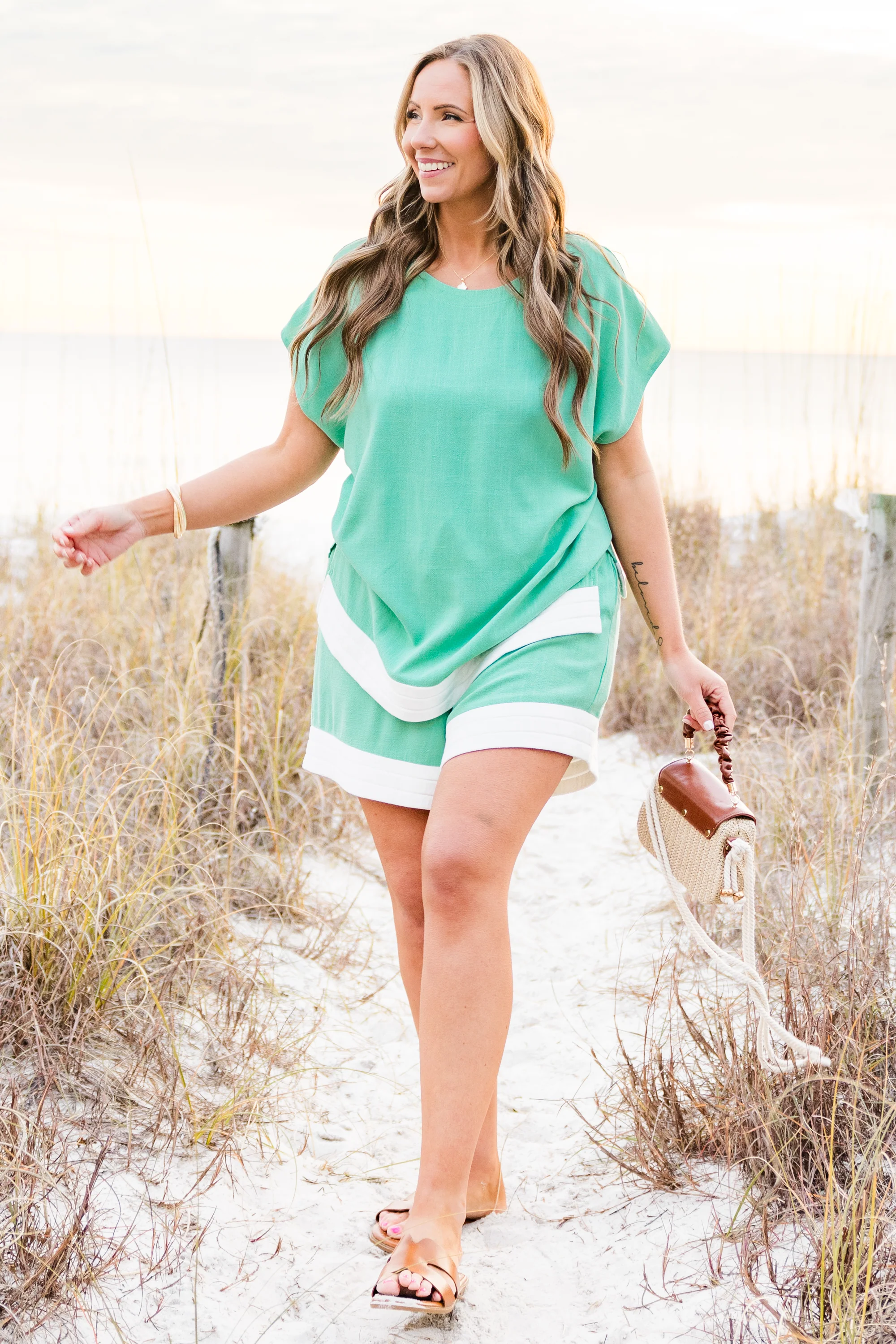 Limitless Time Shorts, Aqua - Giverhouse