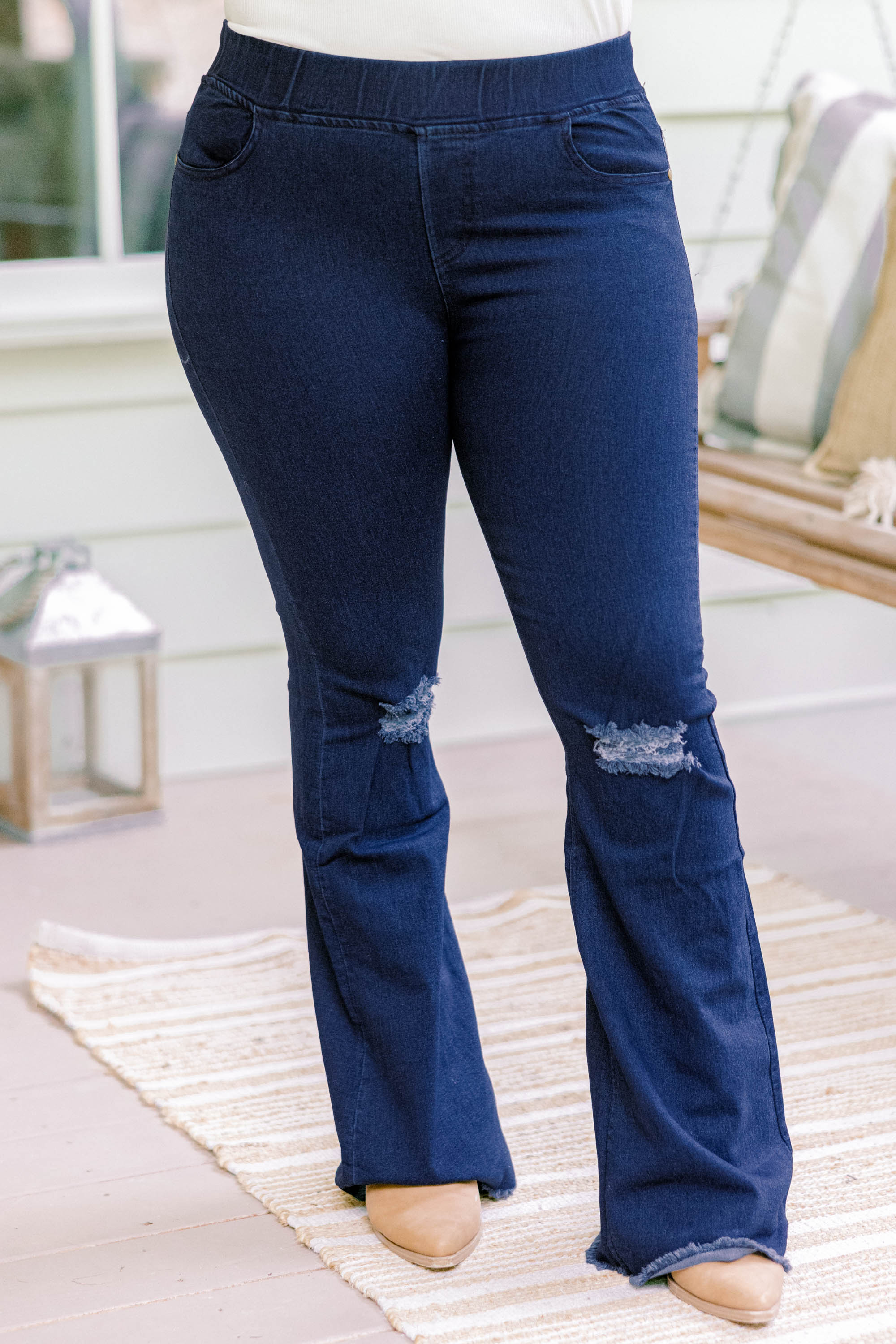 When We Met Jeggings, Blue - Giverhouse