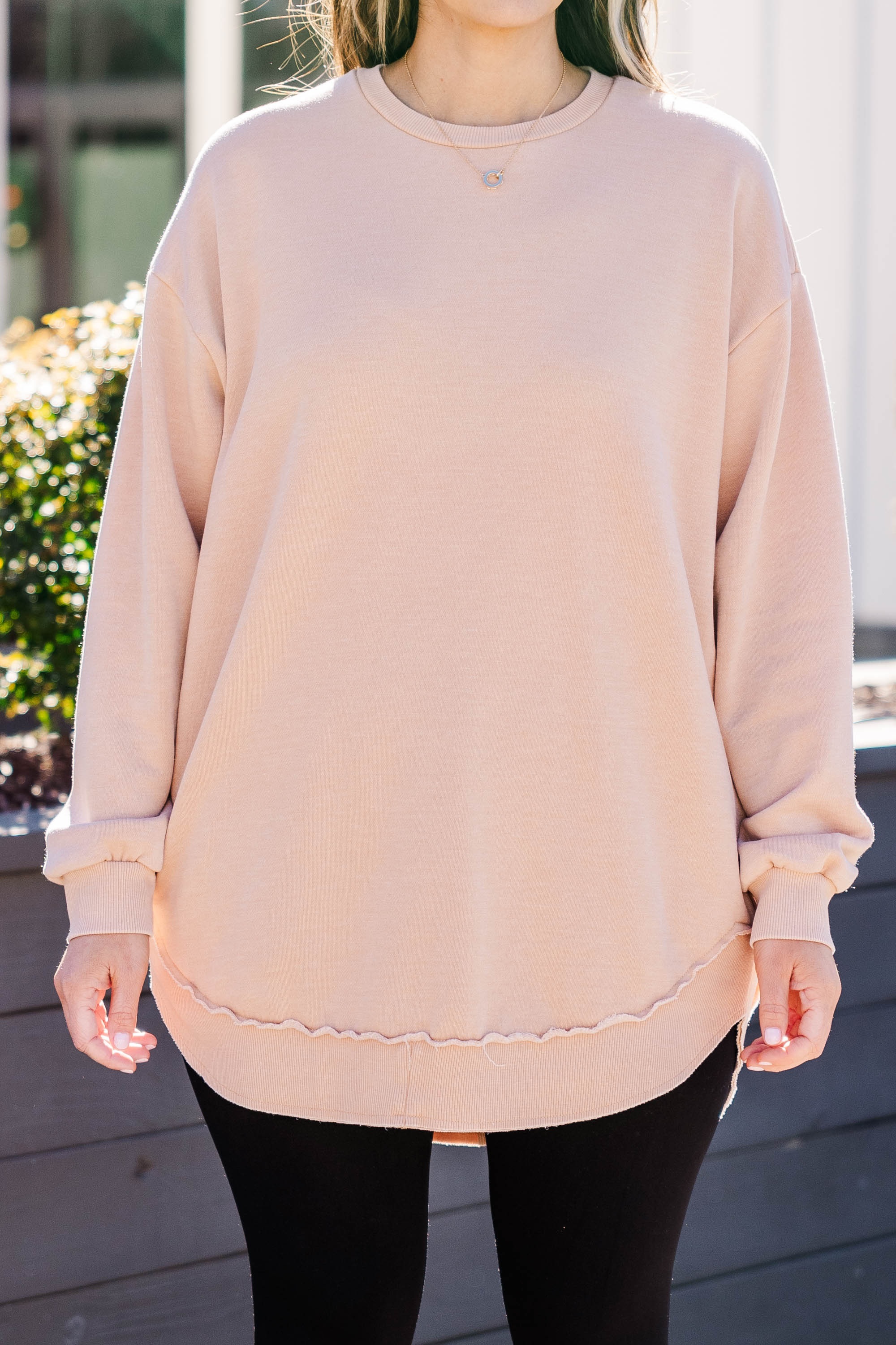 My Life In Pink Tunic, Toasted Almond - Giverhouse