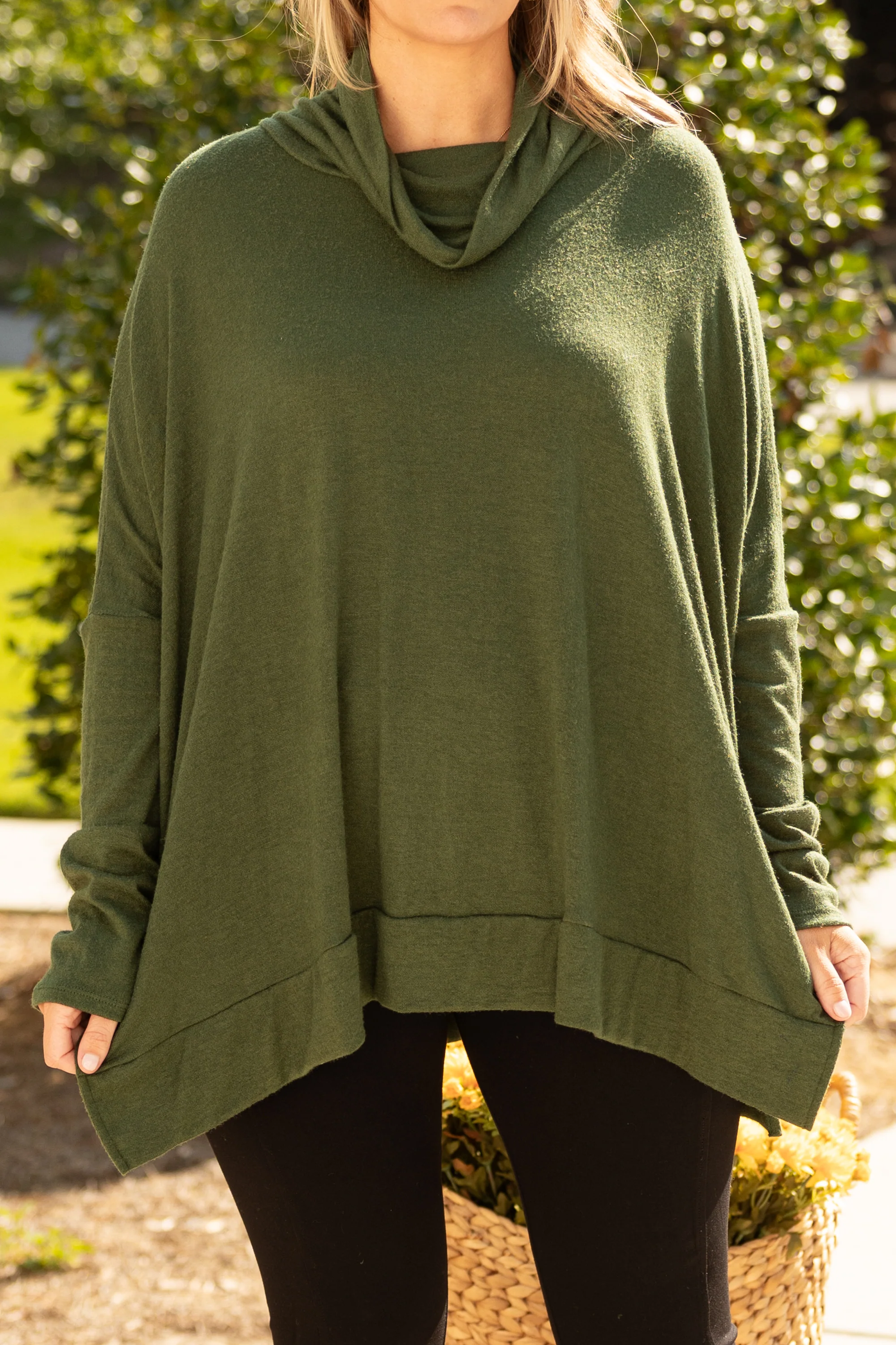 Cozy Dreams Top, Olive - Giverhouse