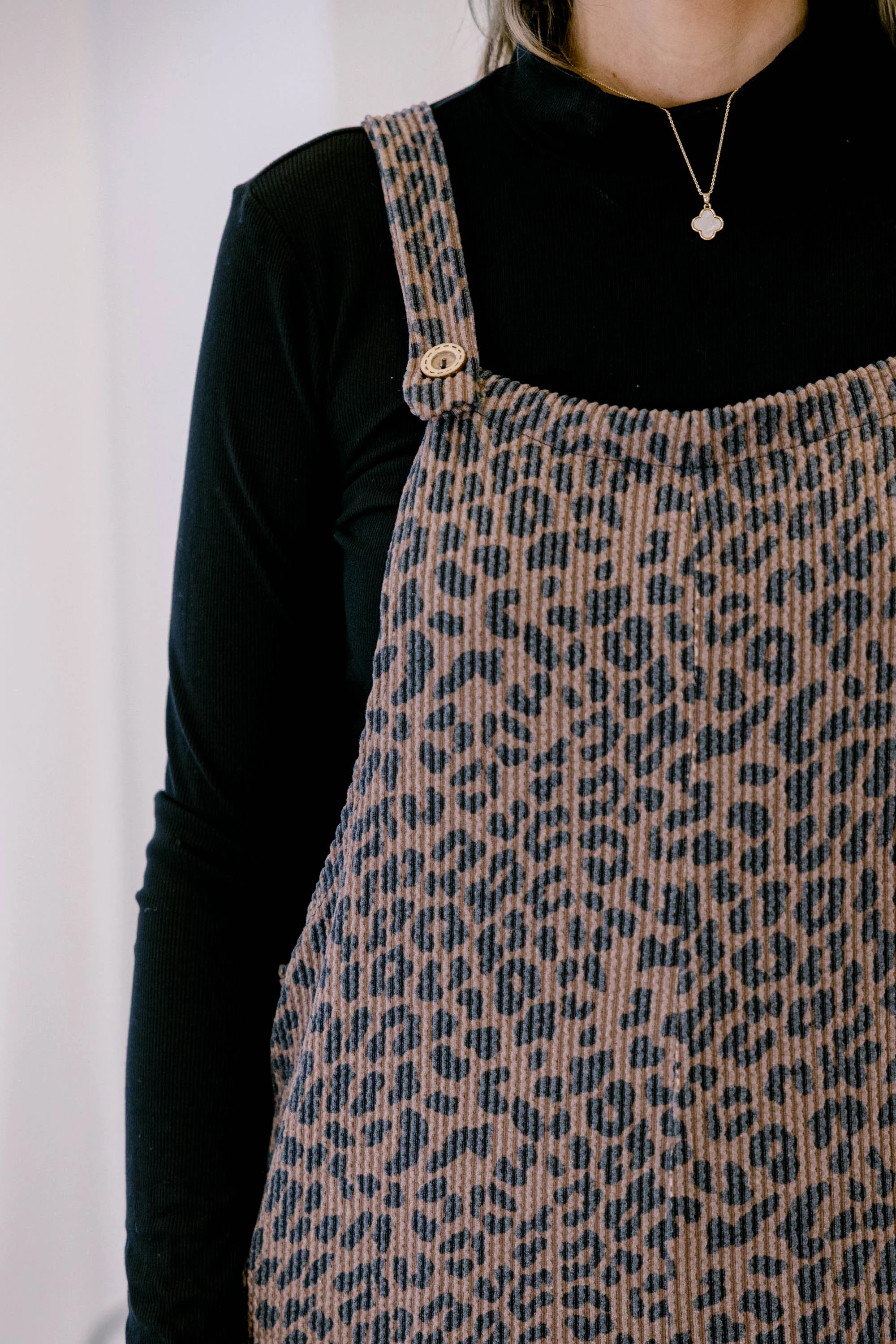 Decisions To Make Jumpsuit, Brown Leopard - Giverhouse