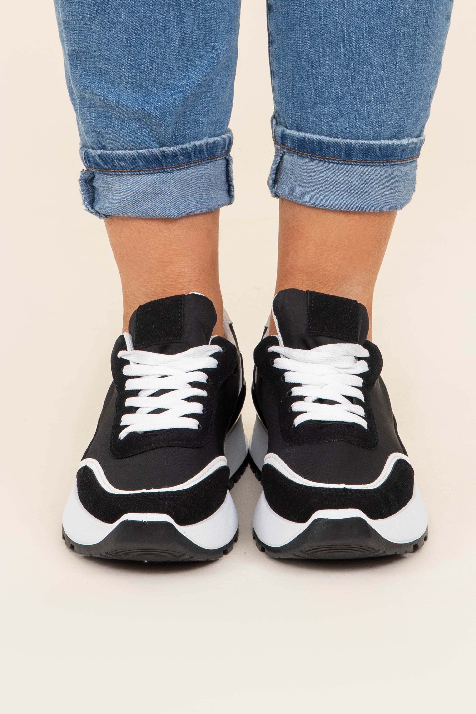 Going For A Walk Sneakers, Black - Giverhouse