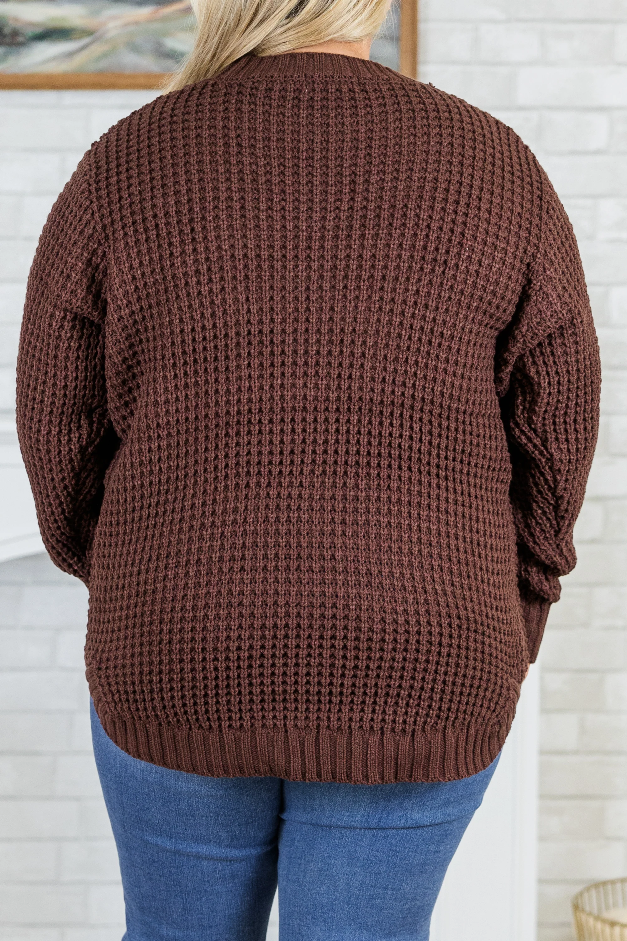 Everything We Loved Sweater, Mahogany - Giverhouse