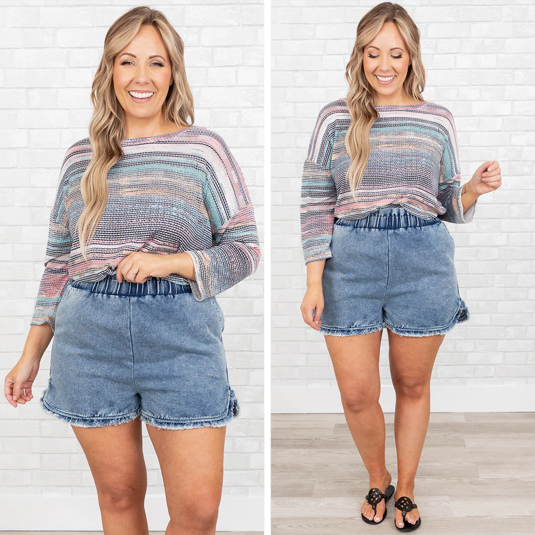 What A Breakthrough Top, Blush-Navy-Mint - Giverhouse