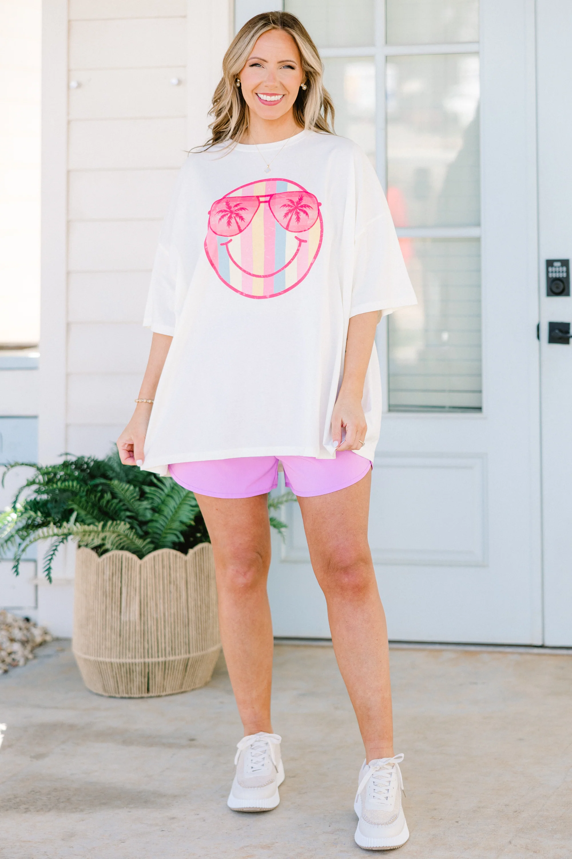 Sporty Chic Shorts, Lavender - Giverhouse