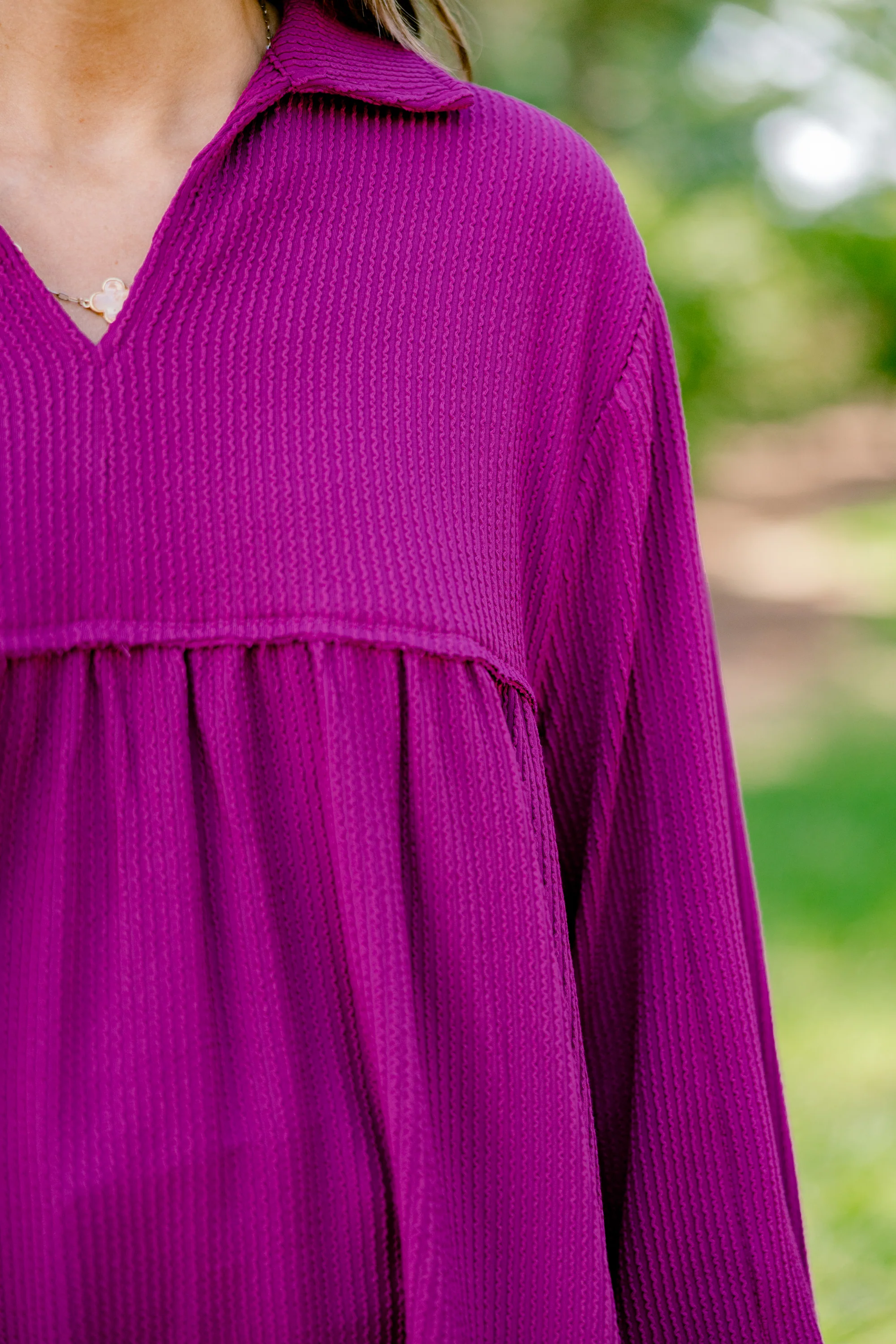 Enchanting Days Top, Purple - Giverhouse