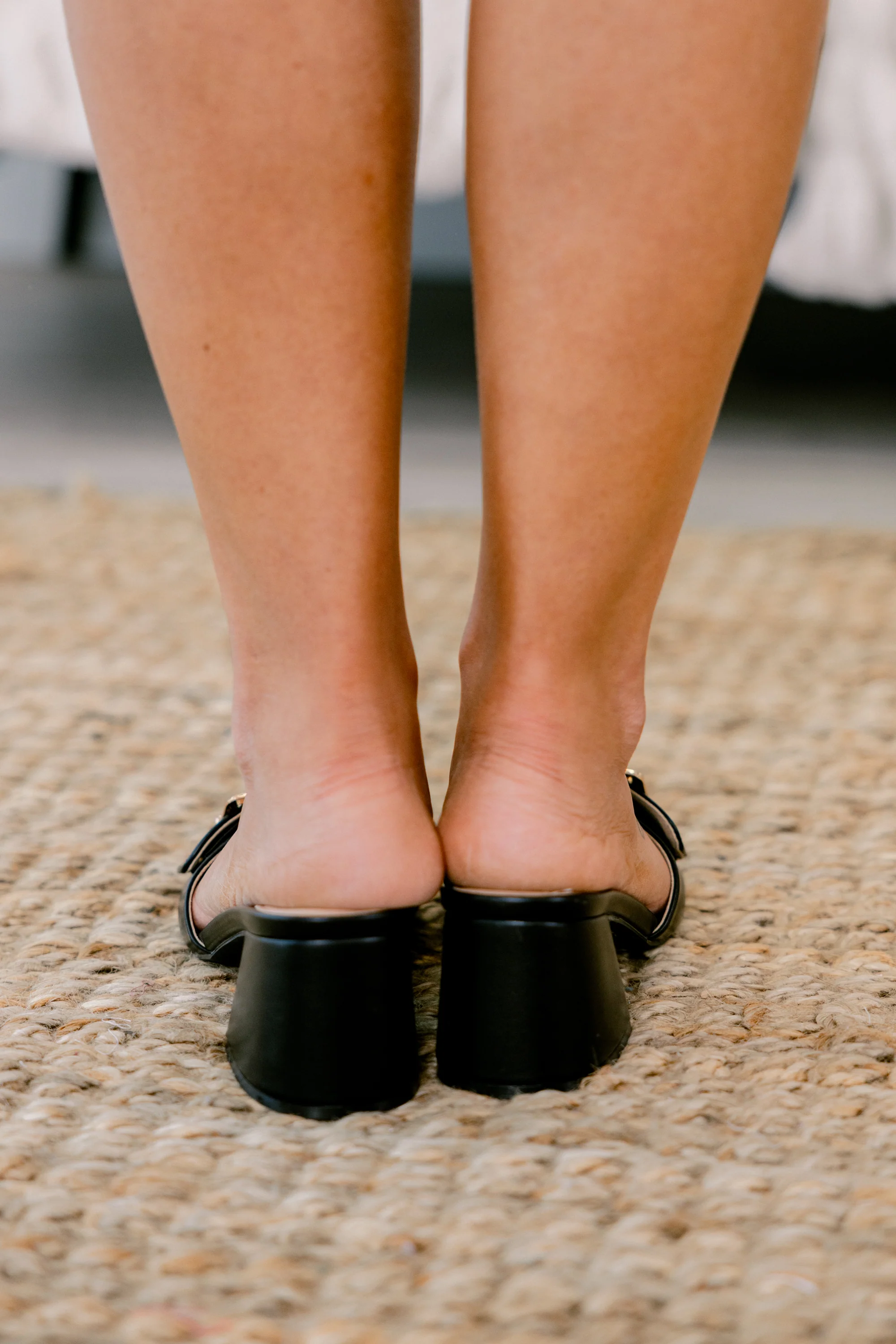 Said In Stride Heels, Black - Giverhouse