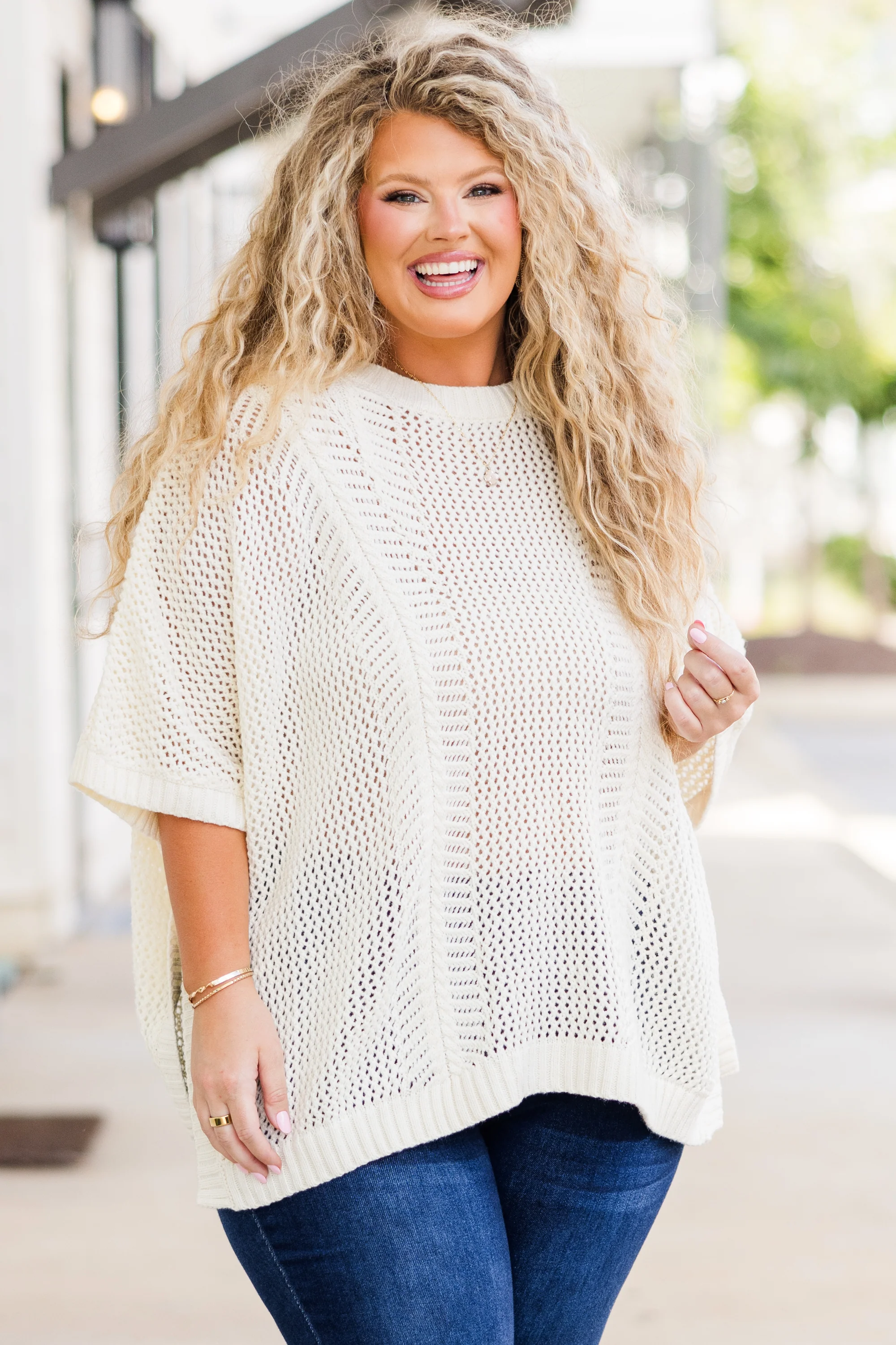 Chill Out Top, Ivory - Giverhouse