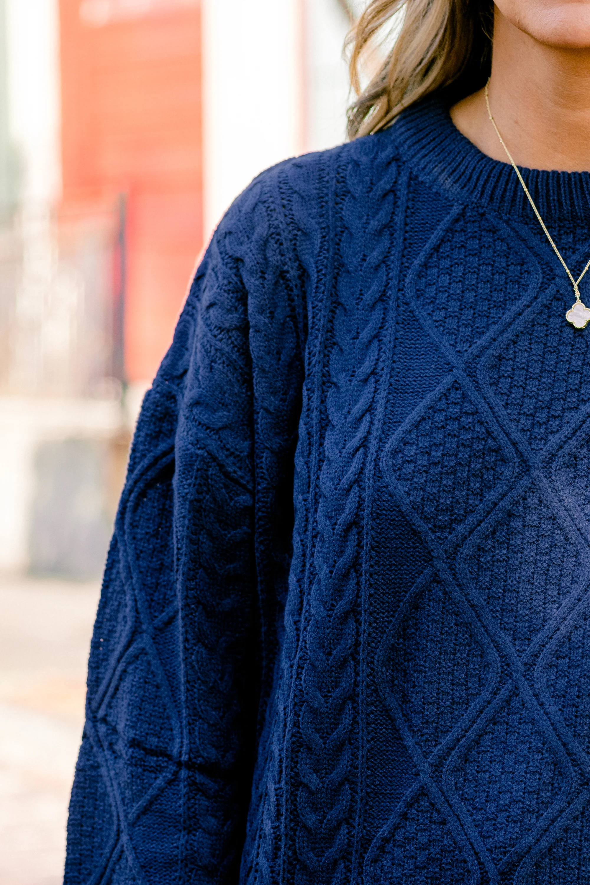 Crossing Channels Sweater, Navy - Giverhouse