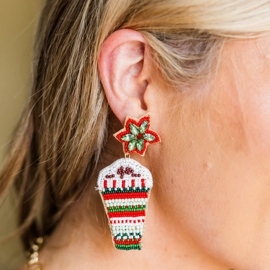Brewtiful Holiday Earrings, Multi - Giverhouse