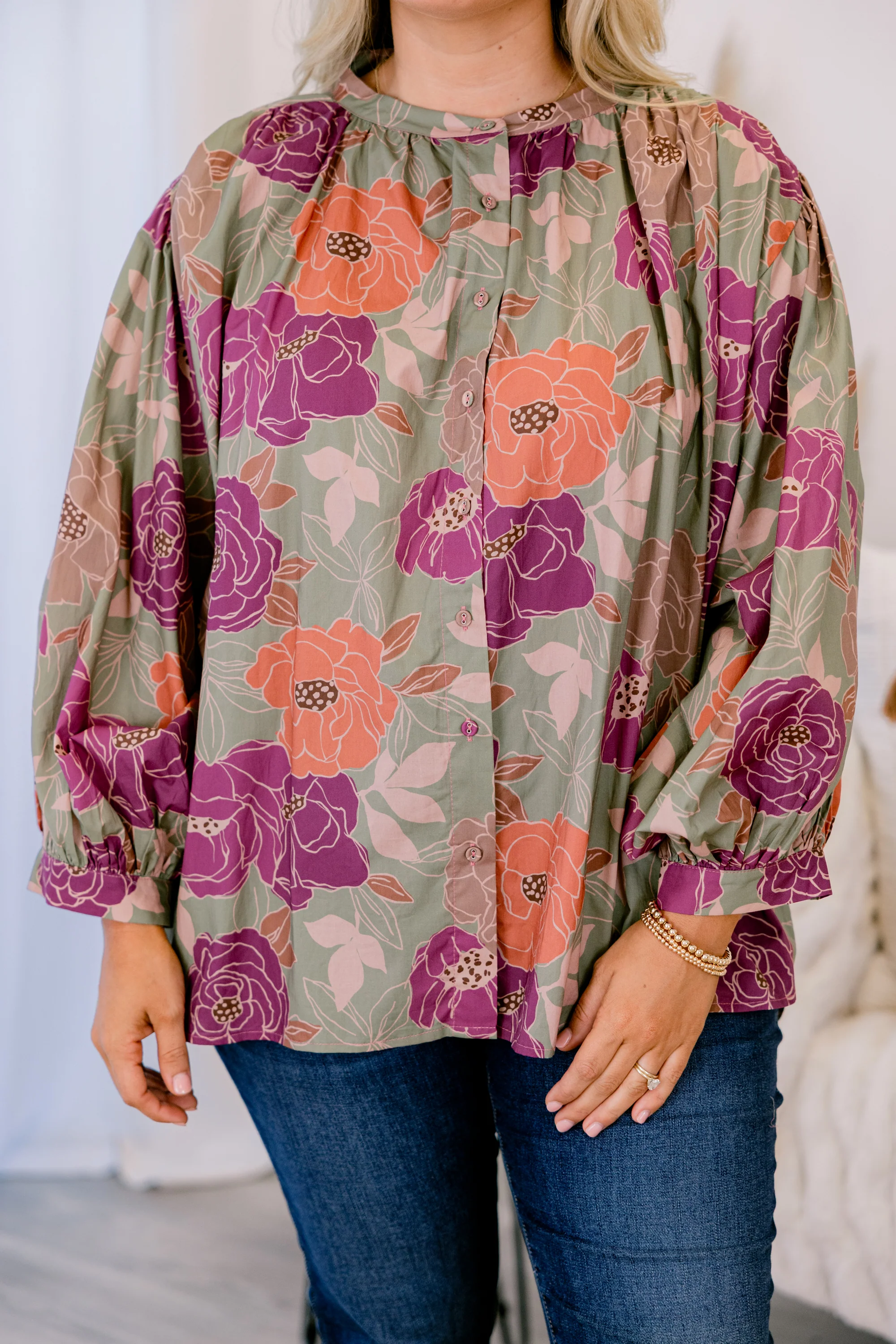 Away From It All Tunic, Pink Floral - Giverhouse
