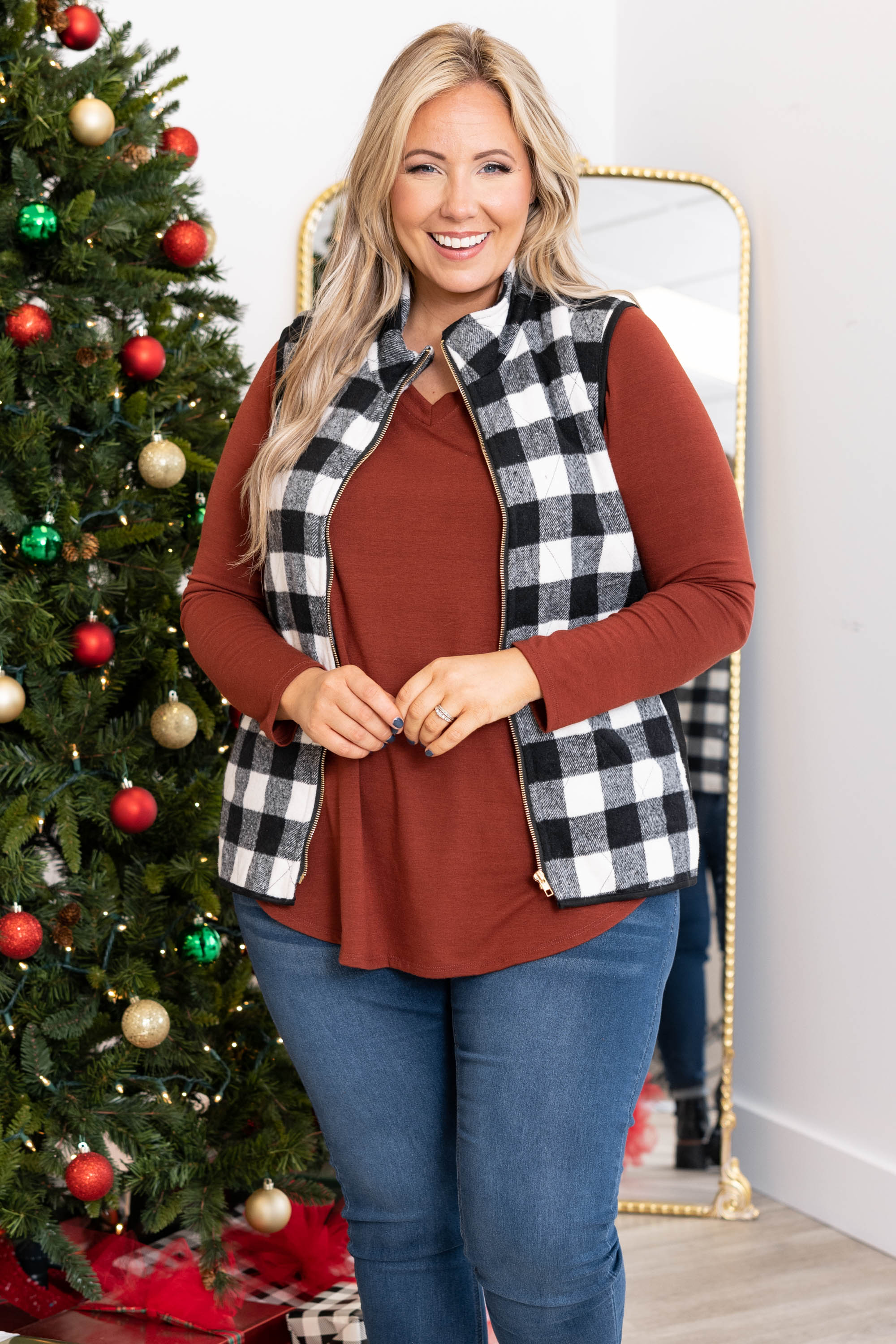 It's That Time Of Year Vest, Ivory Combo - Giverhouse