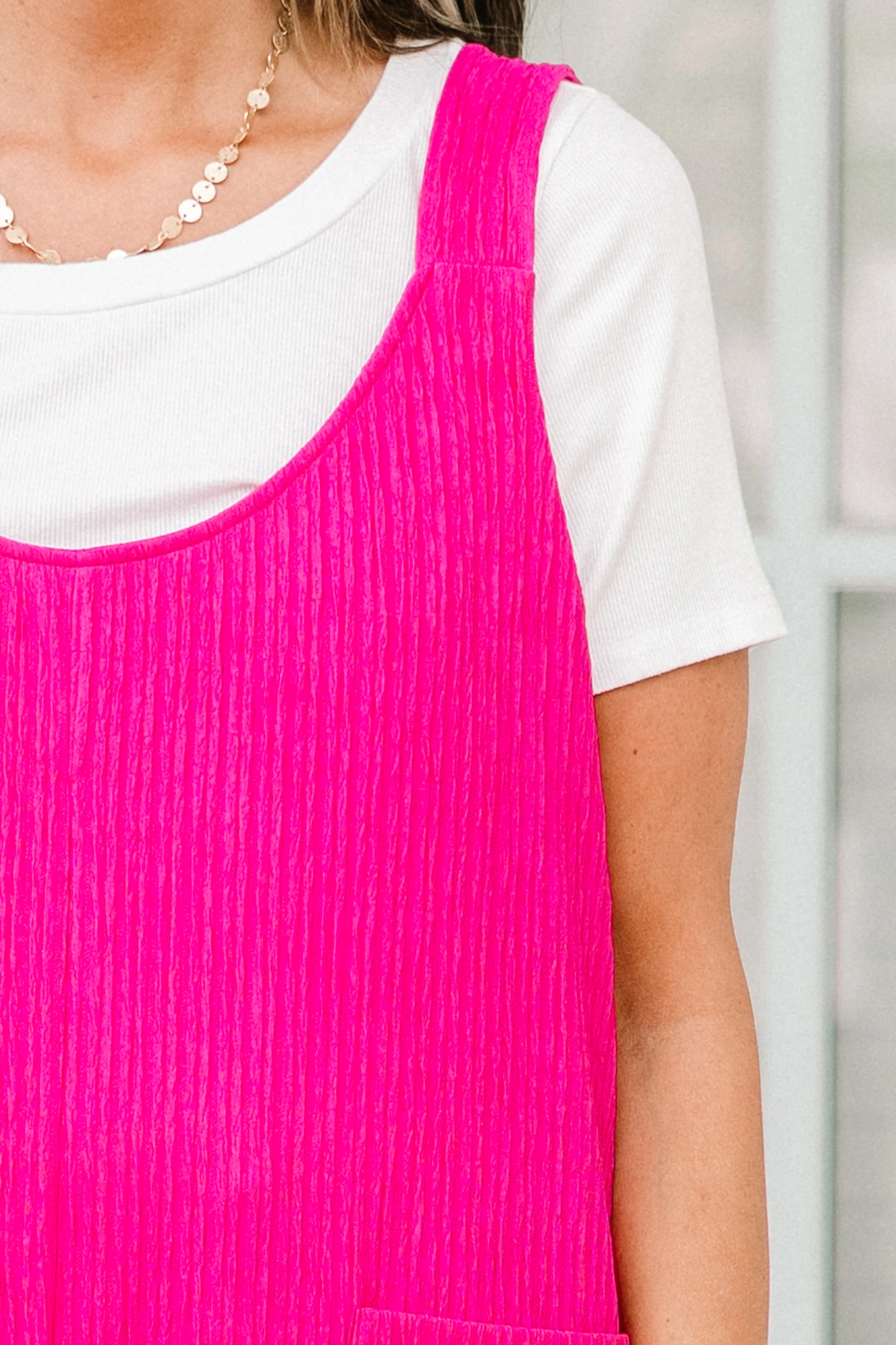 Give Me Your Time Jumpsuit, Fuchsia - Giverhouse