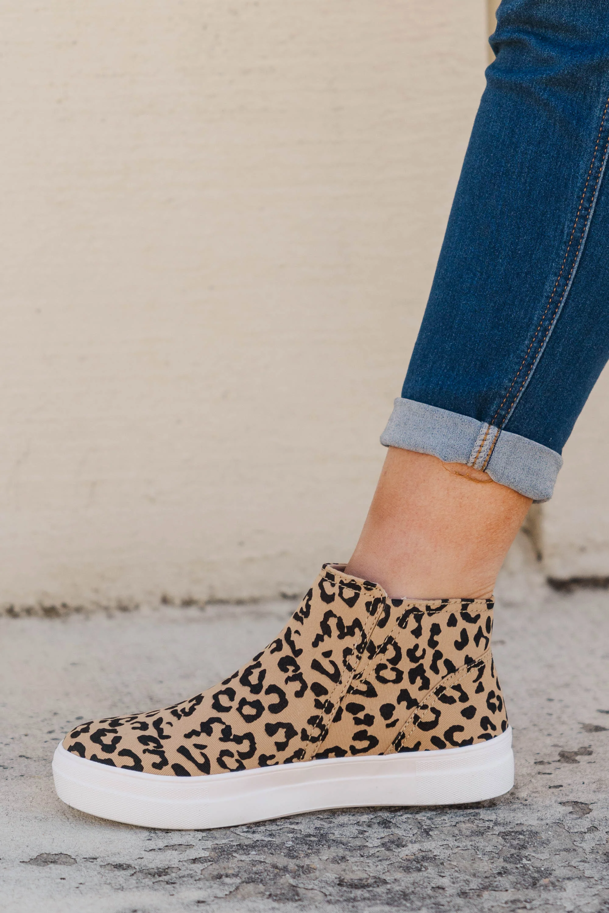 Into The Jungle Sneakers, Leopard - Giverhouse