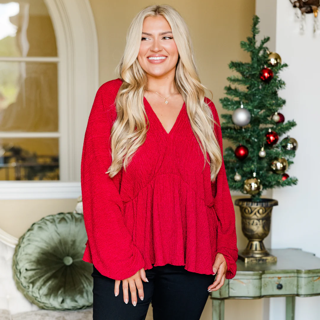 Meet Me At Our Spot Top, Red - Giverhouse