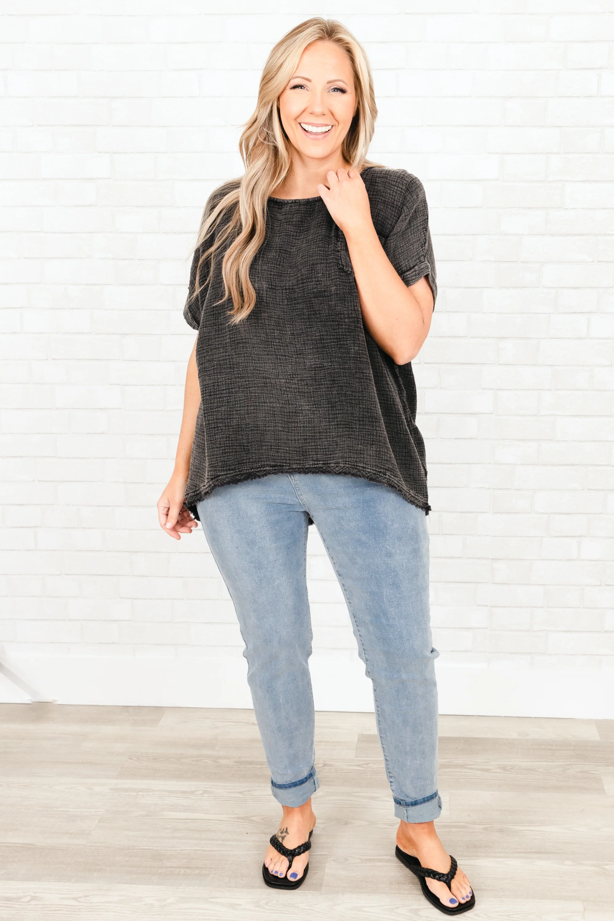 Took My Chances Top, Black - Giverhouse