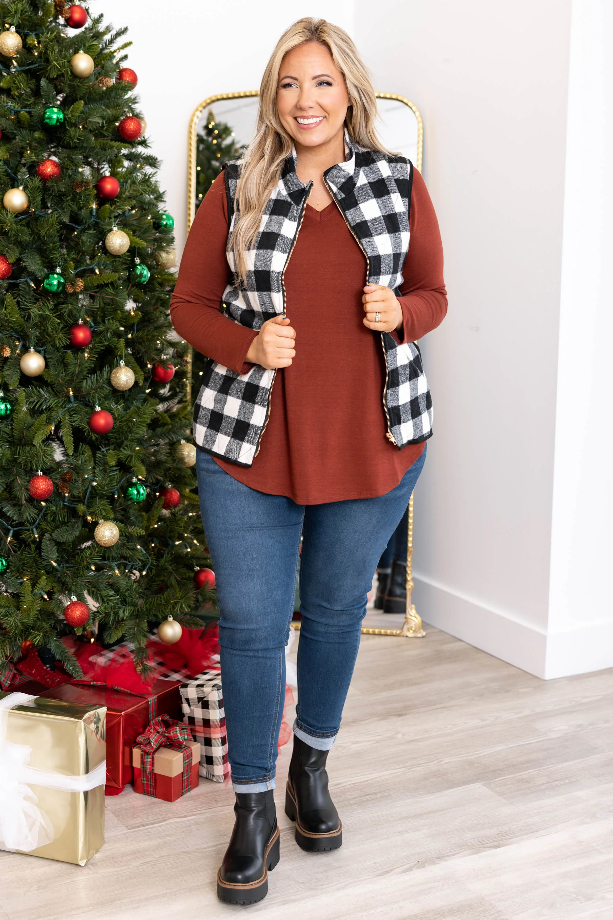 It's That Time Of Year Vest, Ivory Combo - Giverhouse