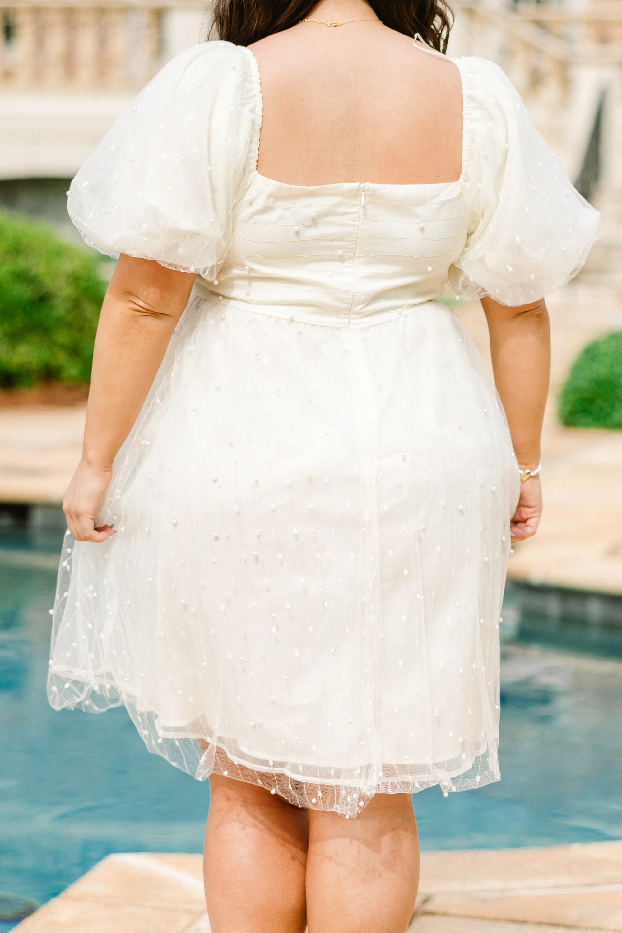 Pearl Dream Dress, Cream - Giverhouse