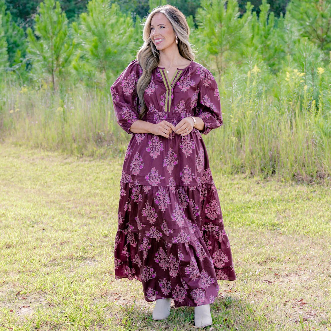 You Remind Me Dress, Purple - Giverhouse