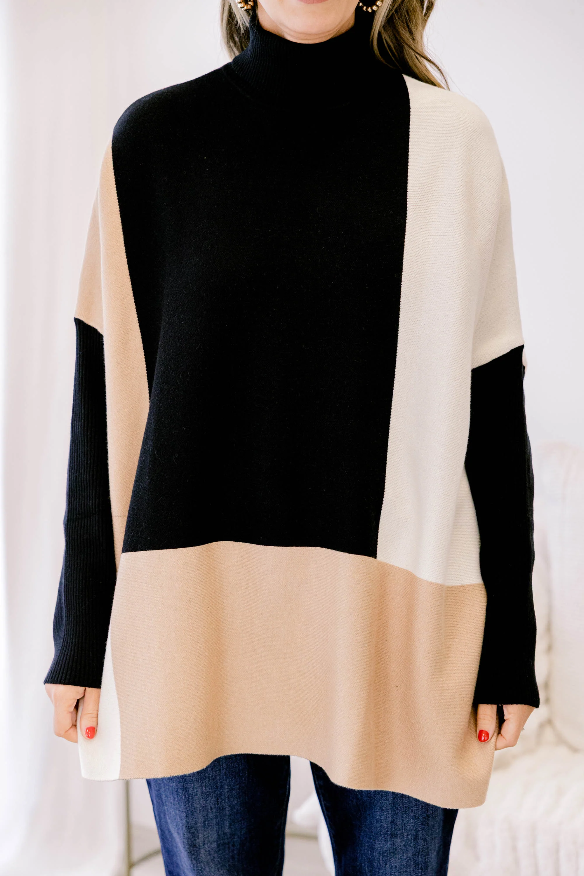 Mosaic Melody Sweater, Natural - Giverhouse