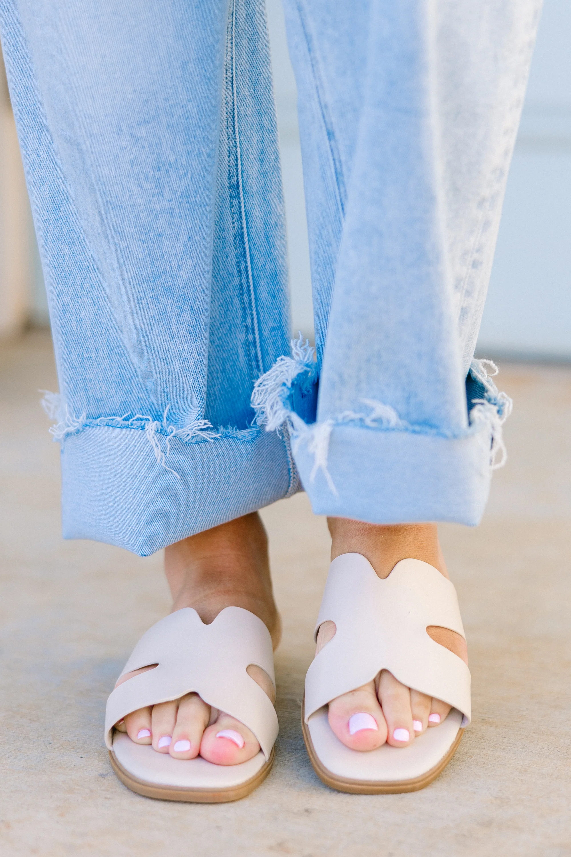 Palm Shores Sandals, Nude - Giverhouse