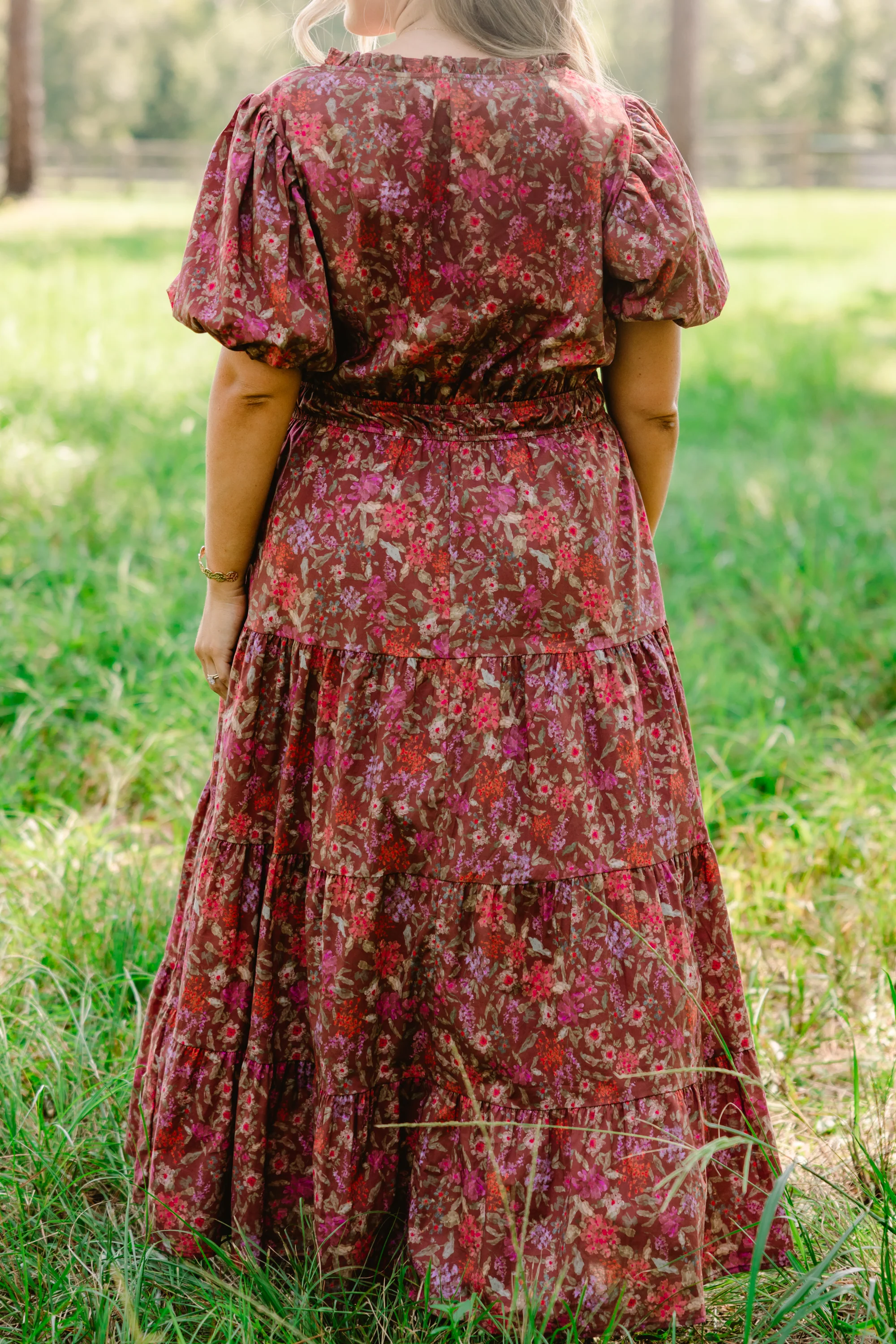 Everything I Love Dress, Brown Floral - Giverhouse