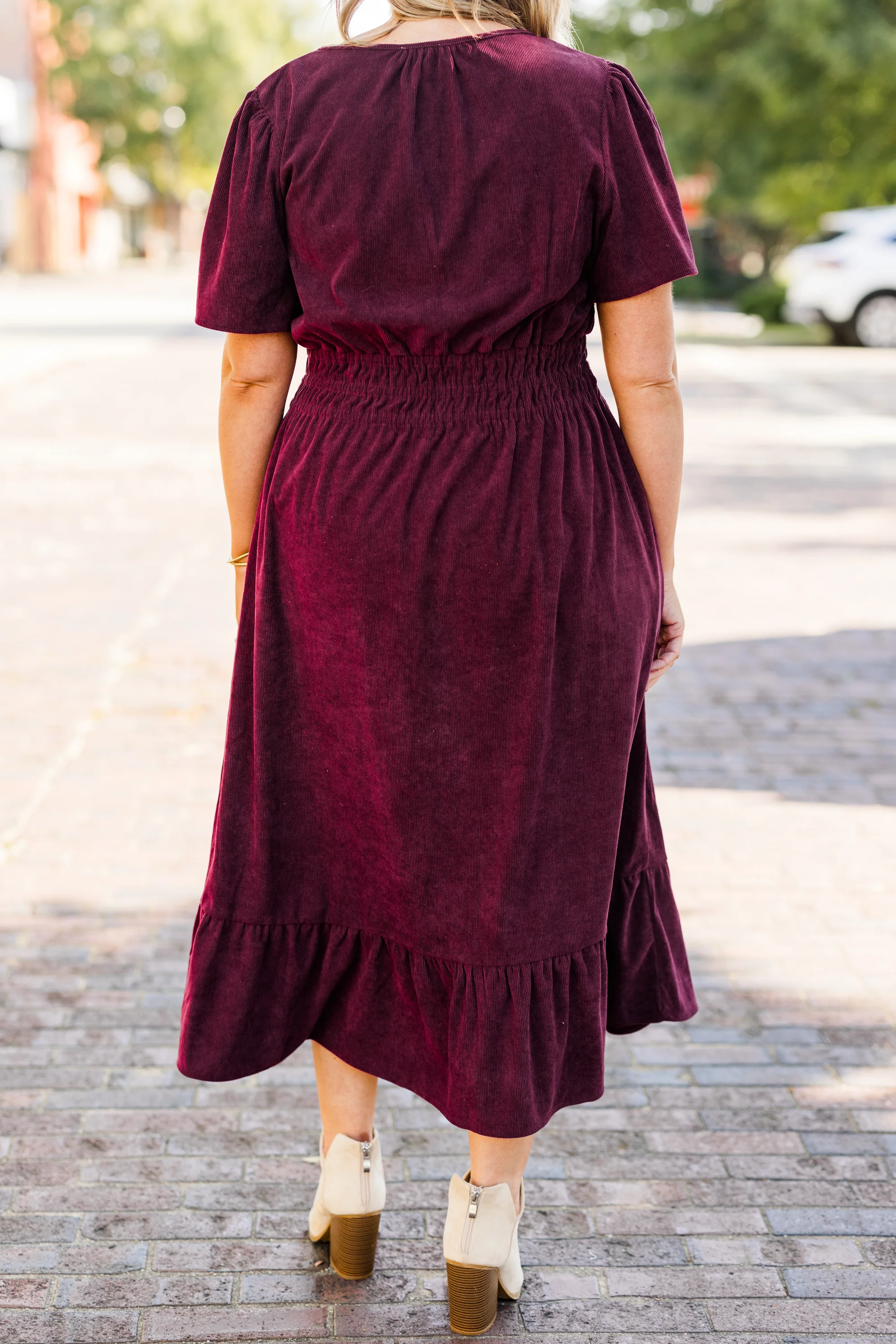 Lost In Time Dress, Plum - Giverhouse