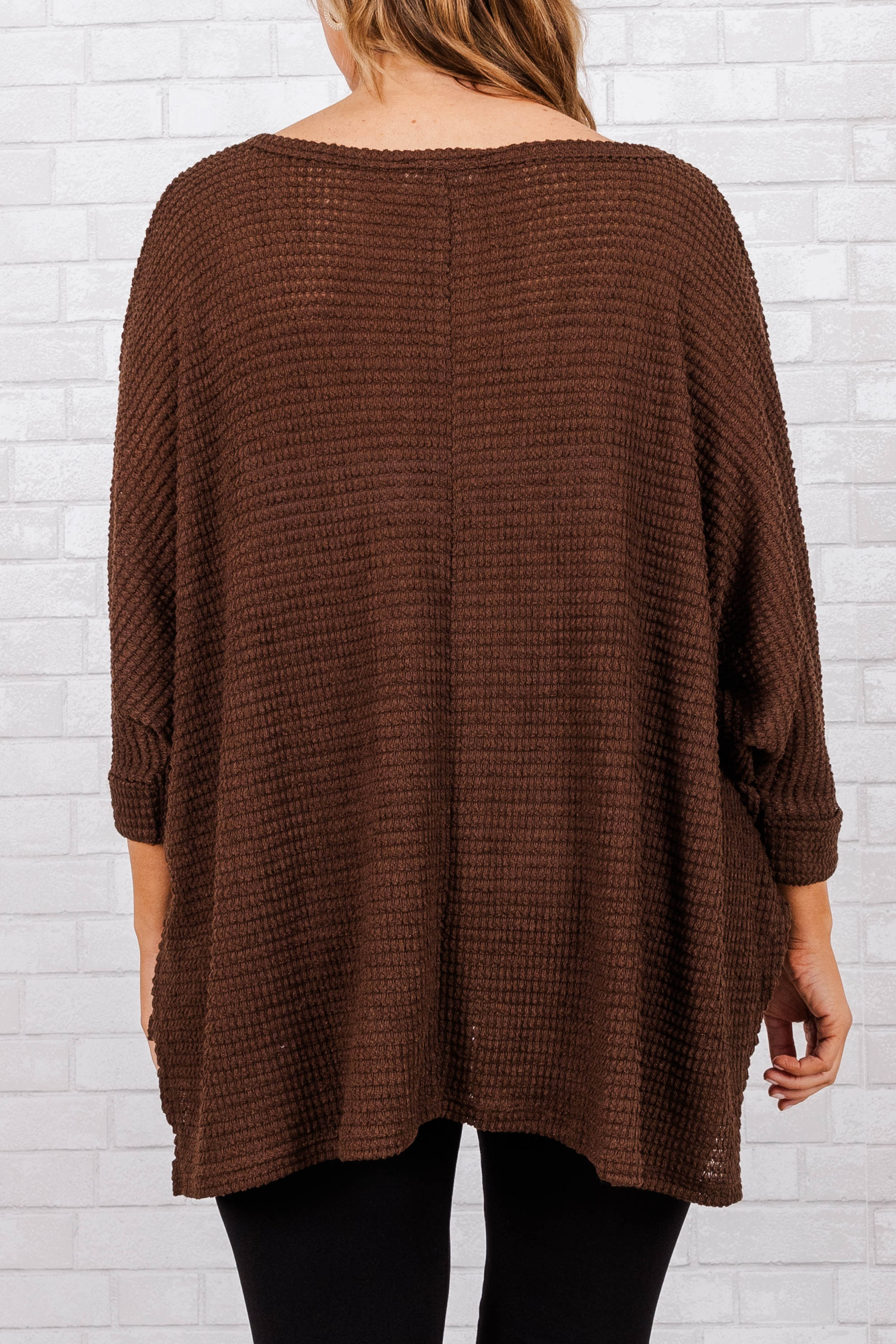 Let Me Think Top, Brown - Giverhouse