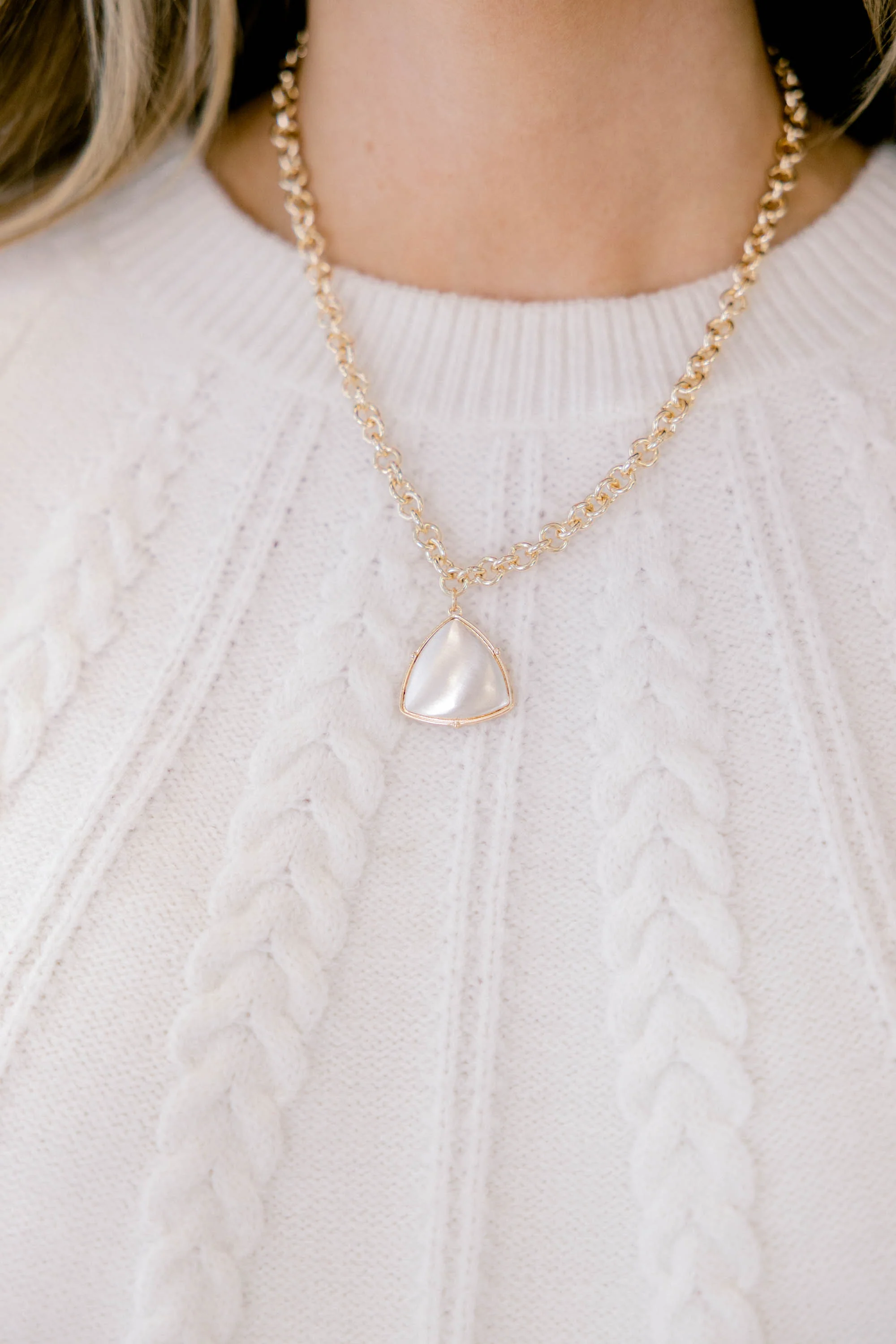 Girl Of Your Dreams Necklace, Pearl - Giverhouse