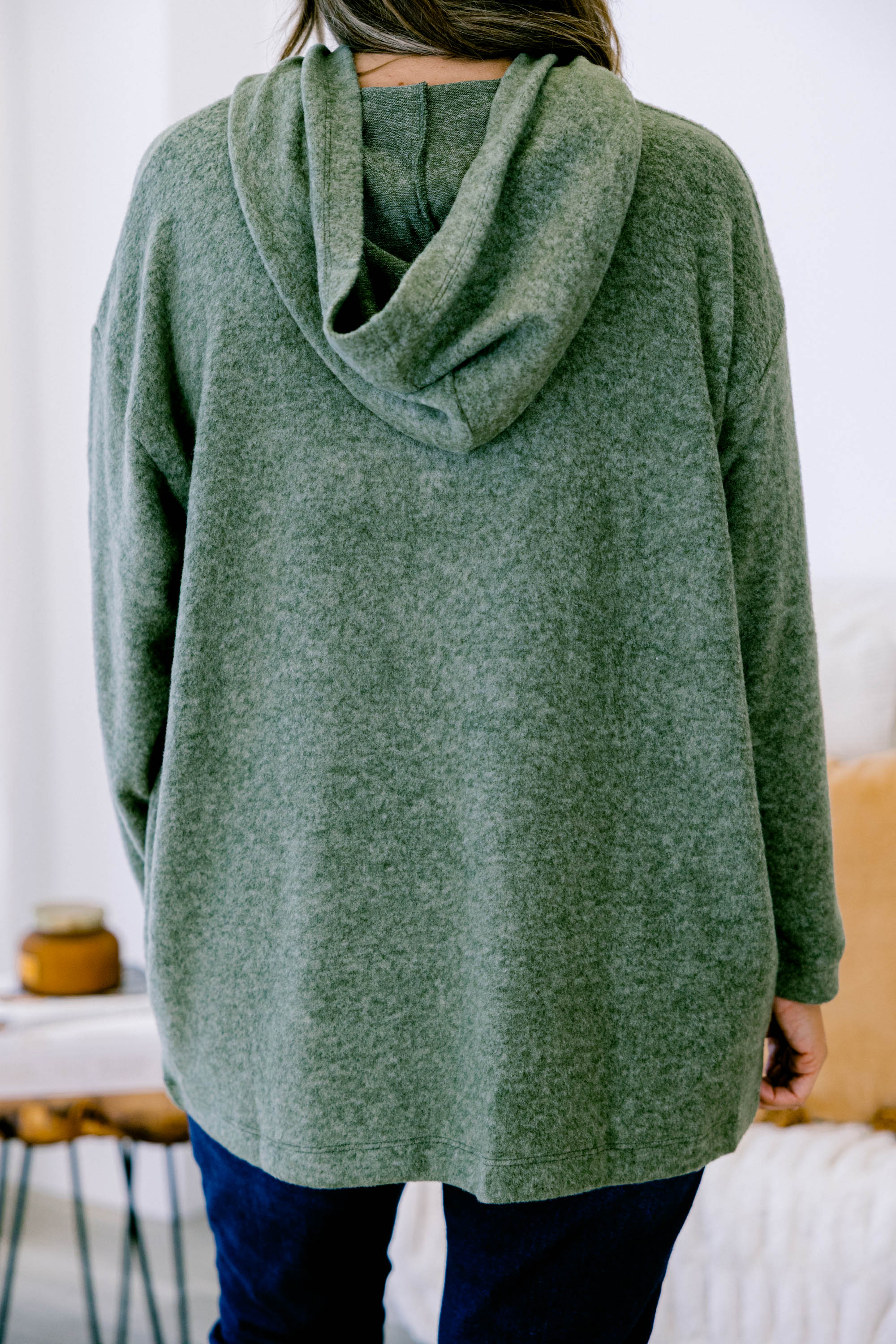I Am On The Go Top, Dark Olive - Giverhouse