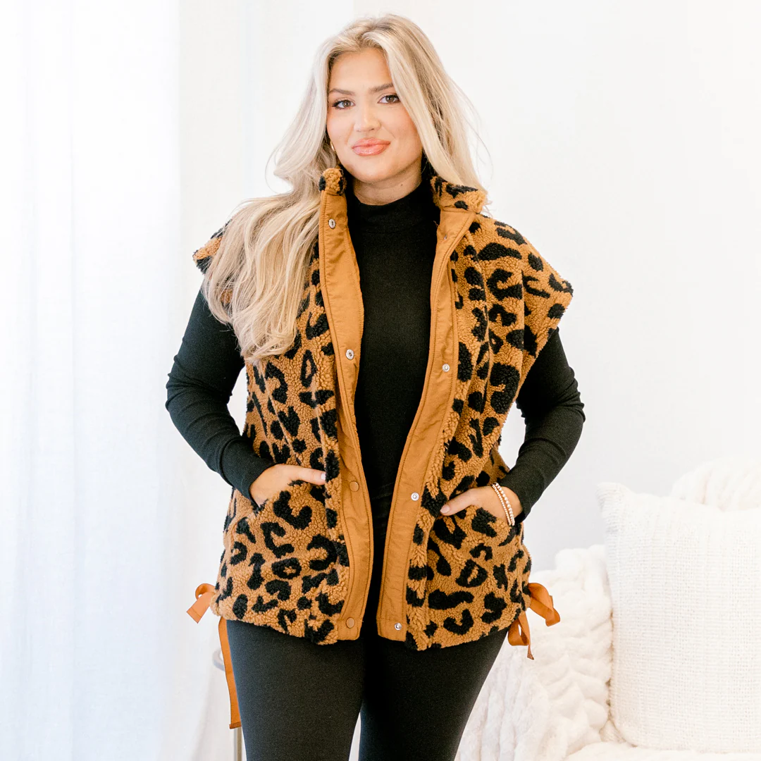 On Schedule Vest, Leopard - Giverhouse