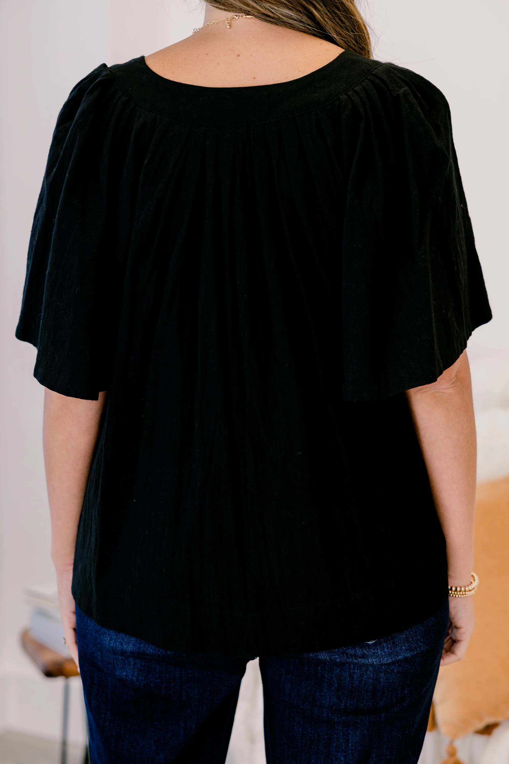 Nautical Breeze Top, Black - Giverhouse