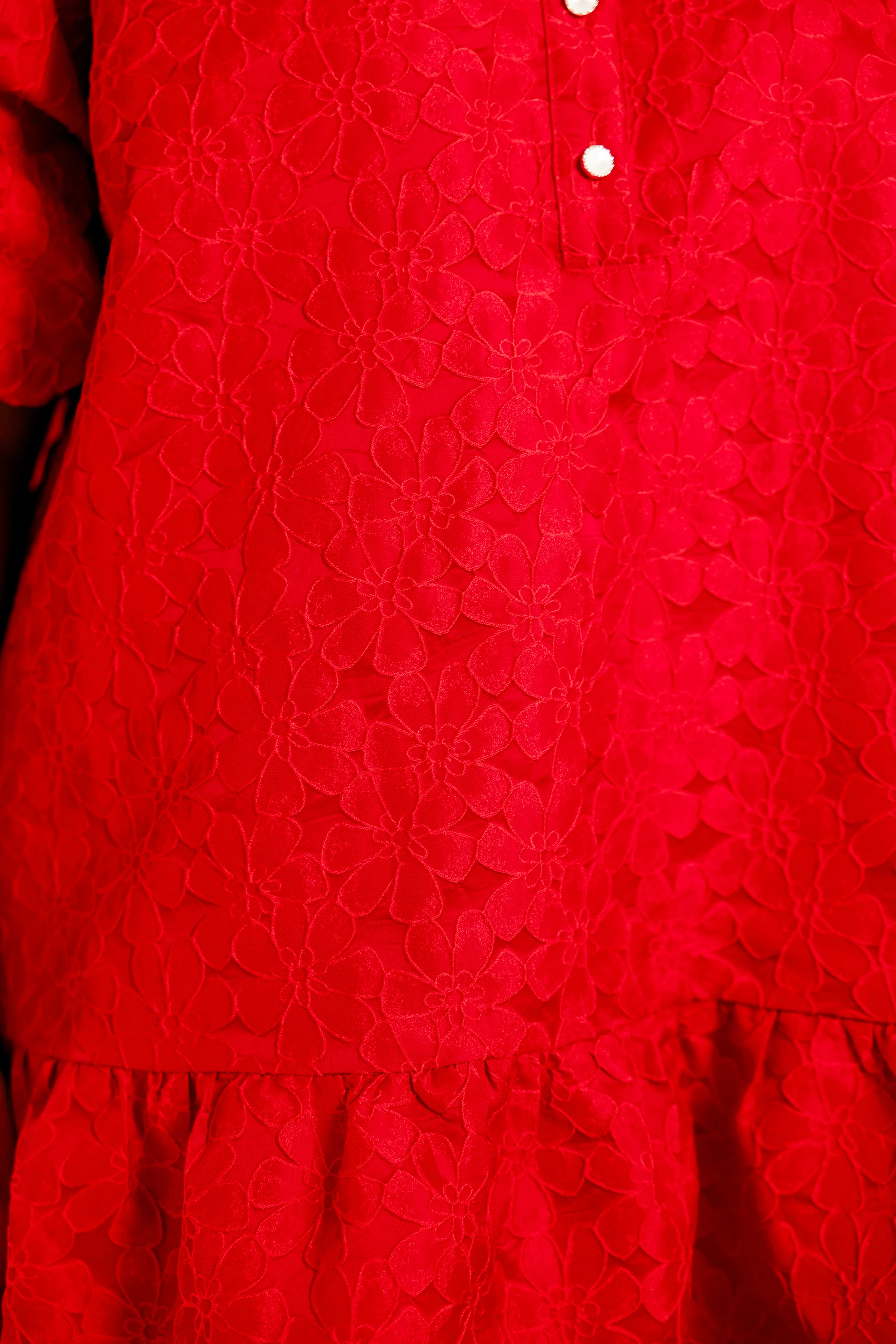 Elegant Evening Dress, Red - Giverhouse