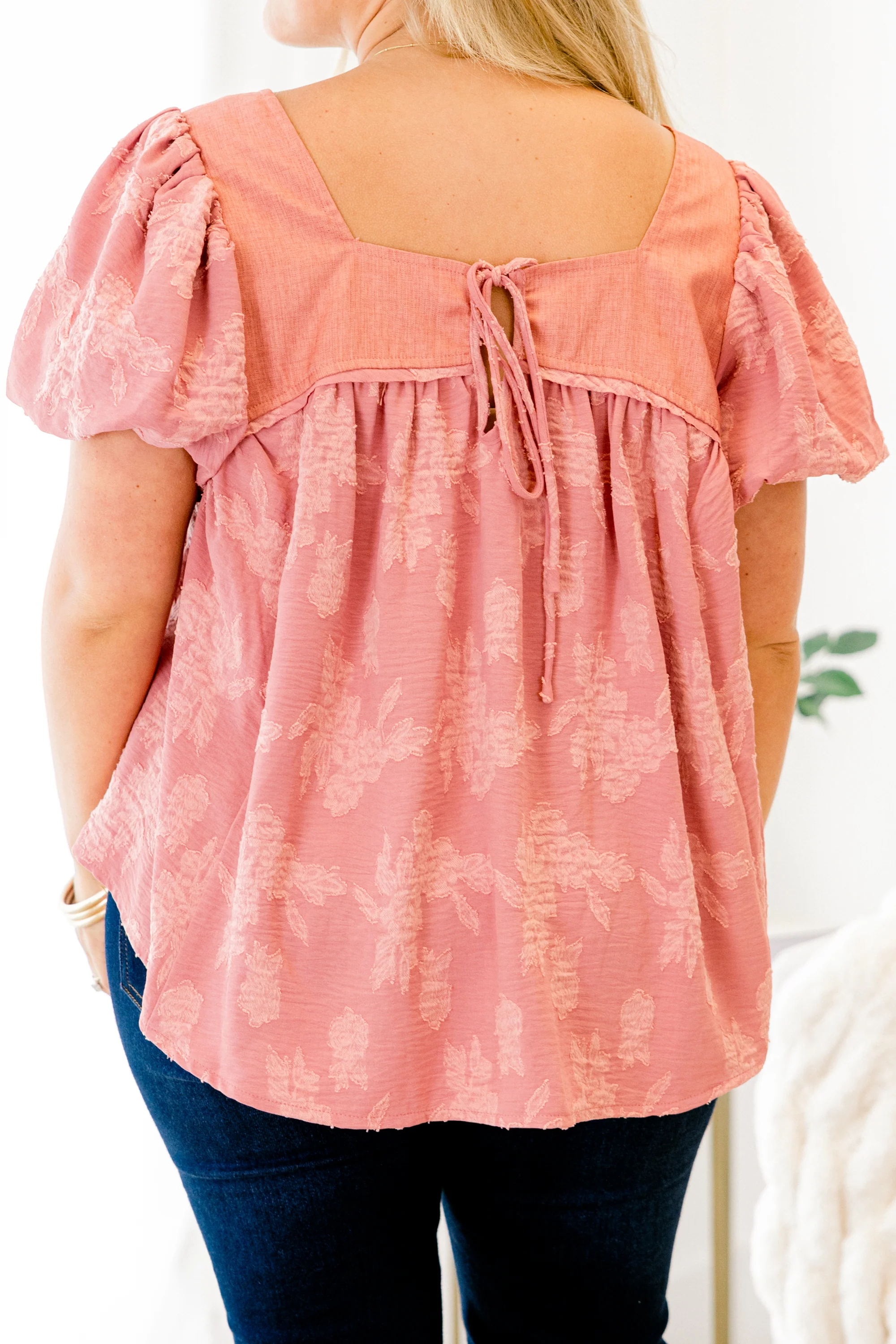 Evergreen Trees Top, Mauve - Giverhouse