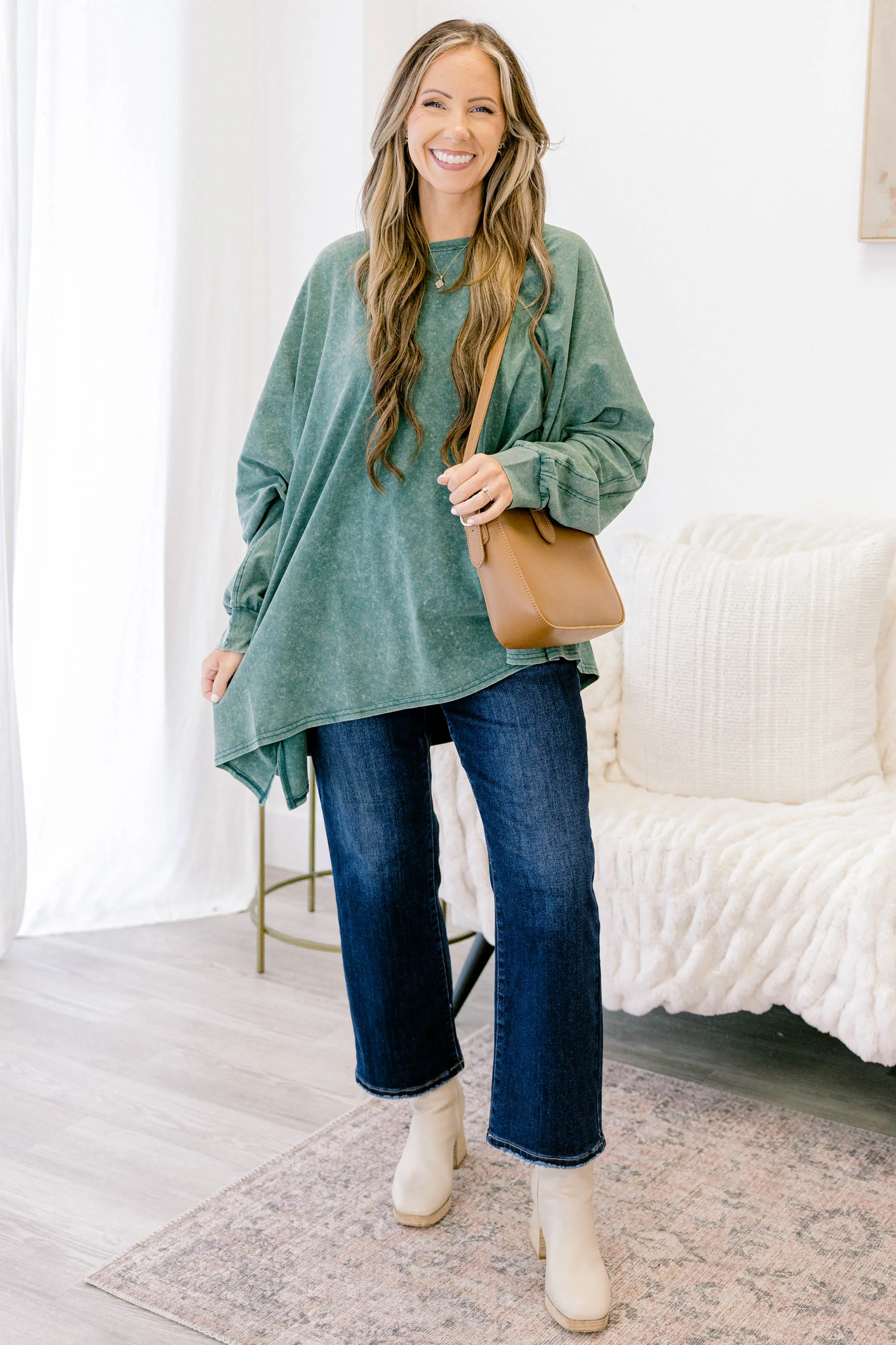 All So Nice Tunic, Green - Giverhouse