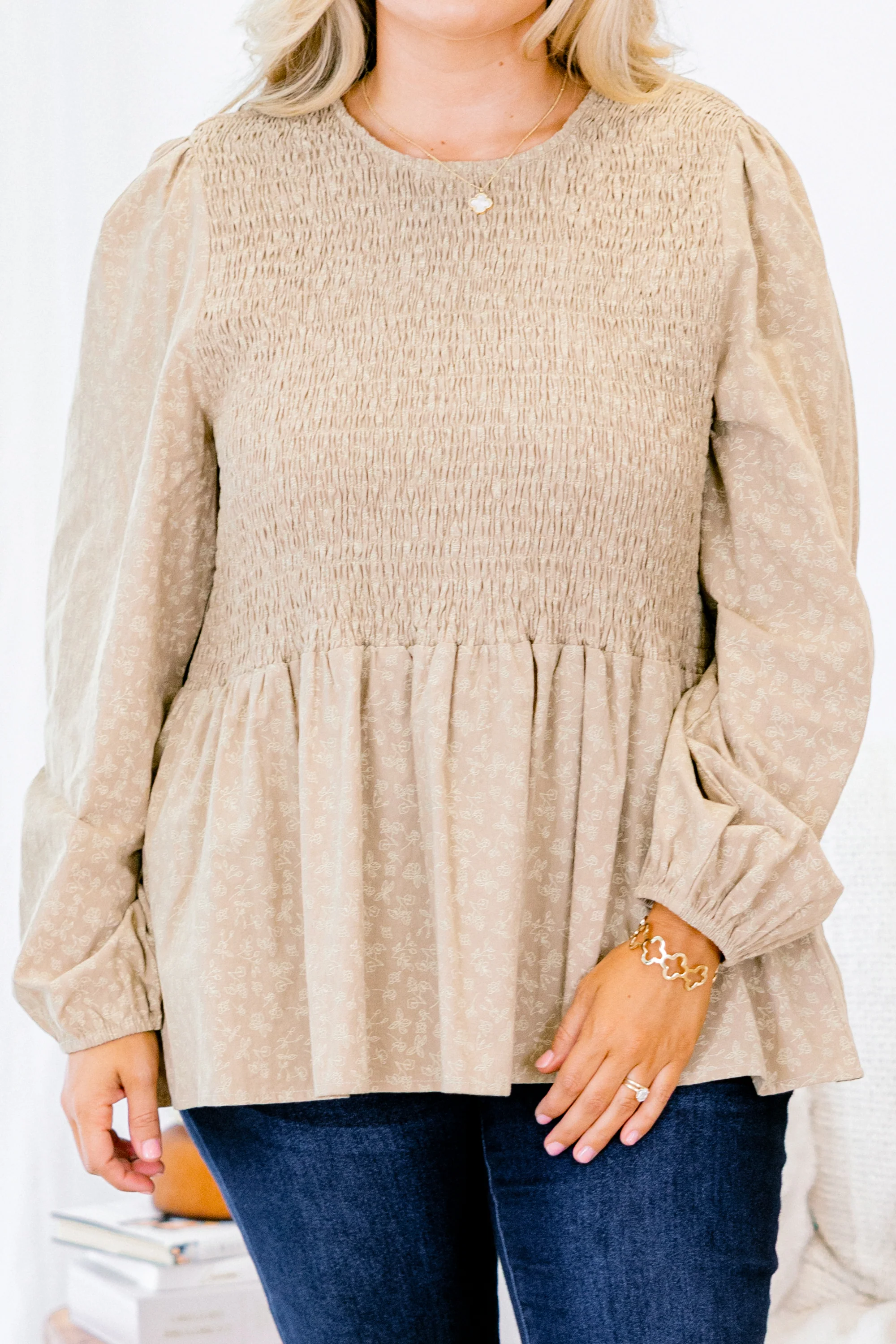 Wallflower Kisses Top, Light Olive - Giverhouse