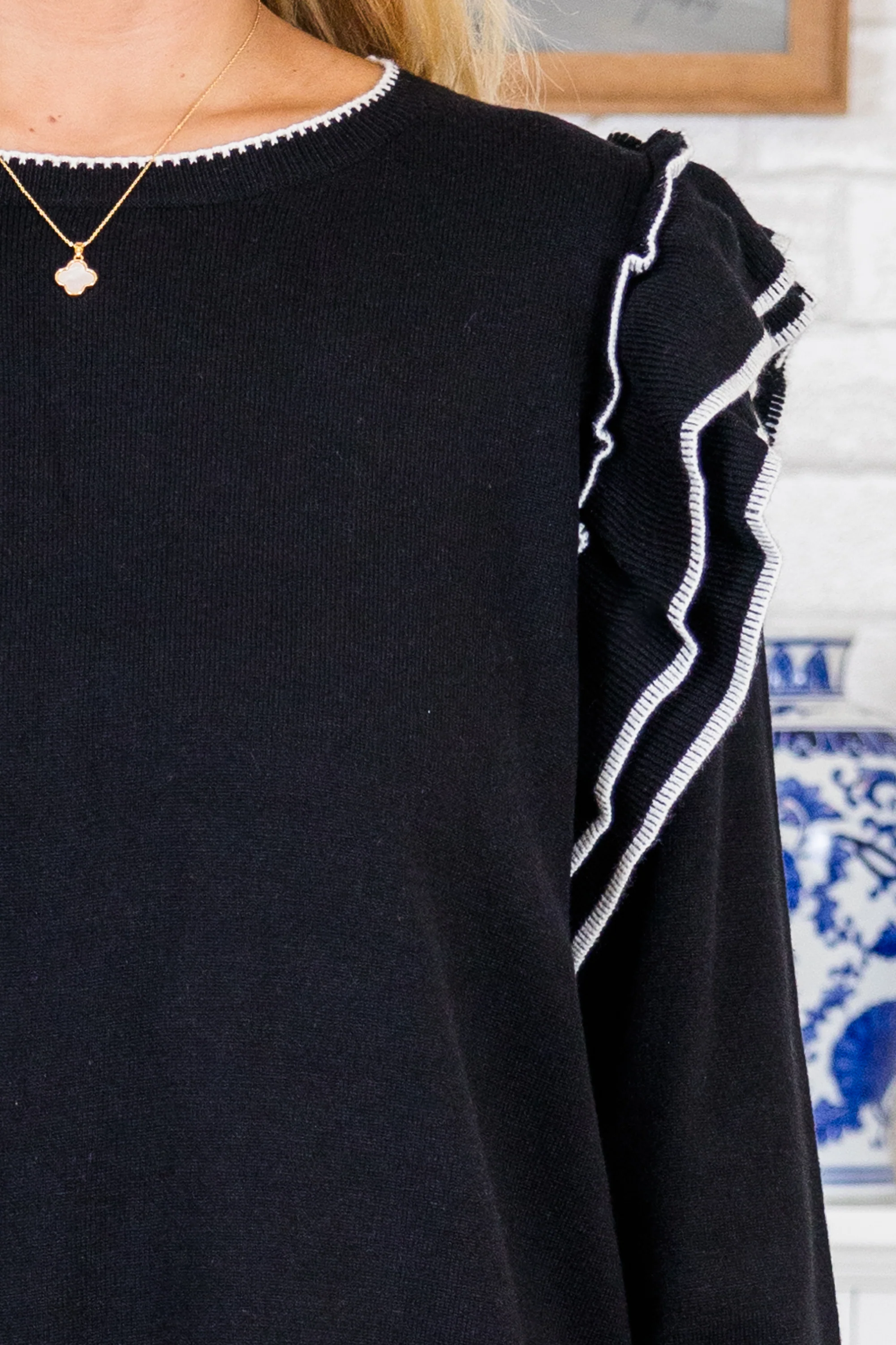 Always Timeless Sweater, Black - Giverhouse