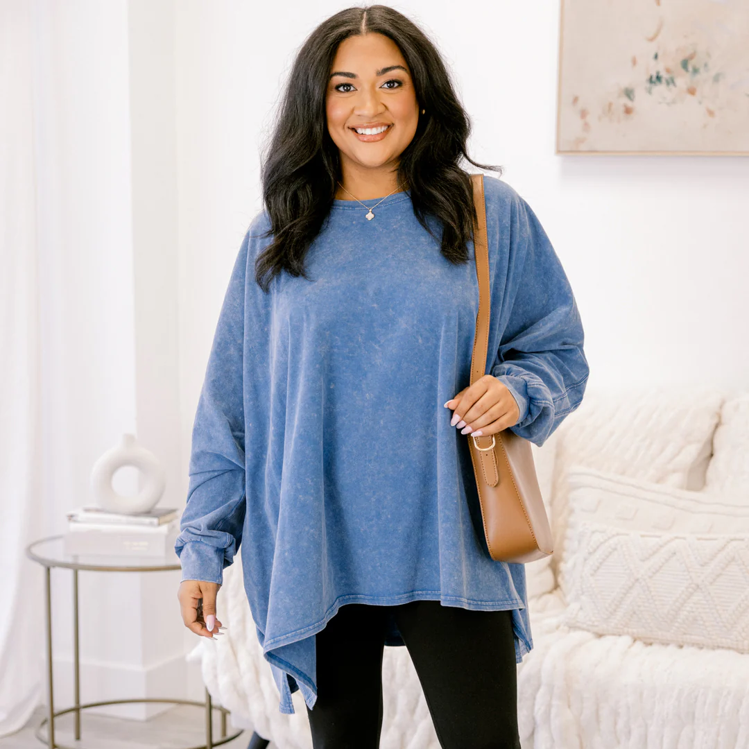 All So Nice Tunic, Blue - Giverhouse