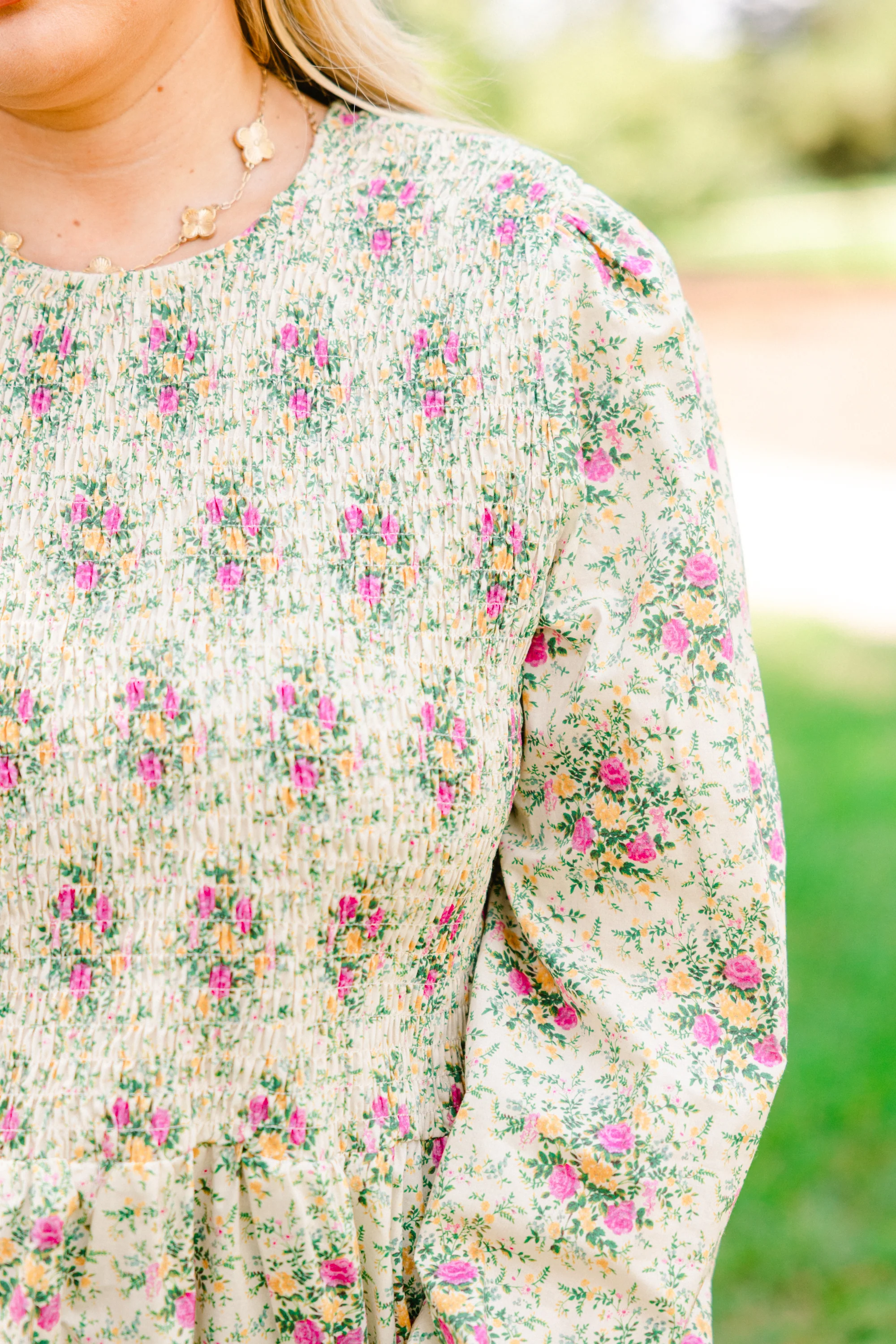 Wallflower Kisses Top, Ivory Floral - Giverhouse