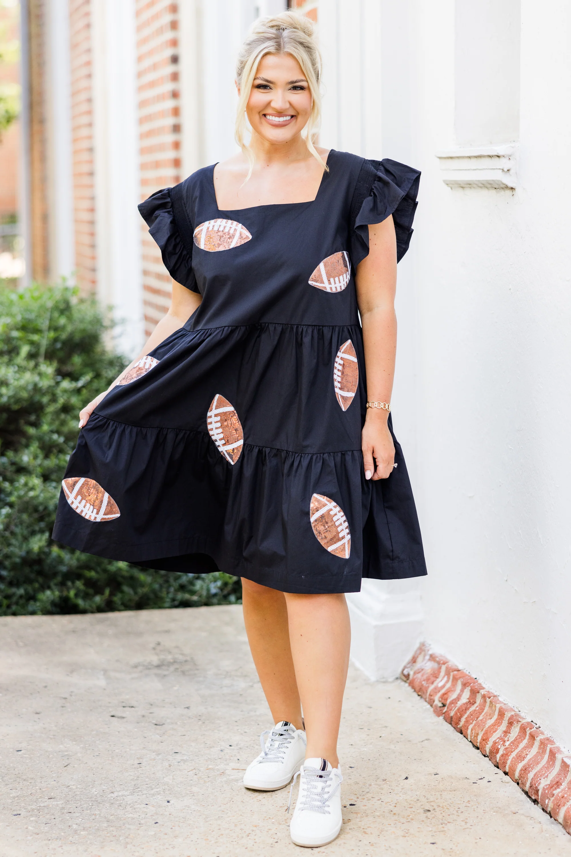 Home Game Win Dress, Black - Giverhouse