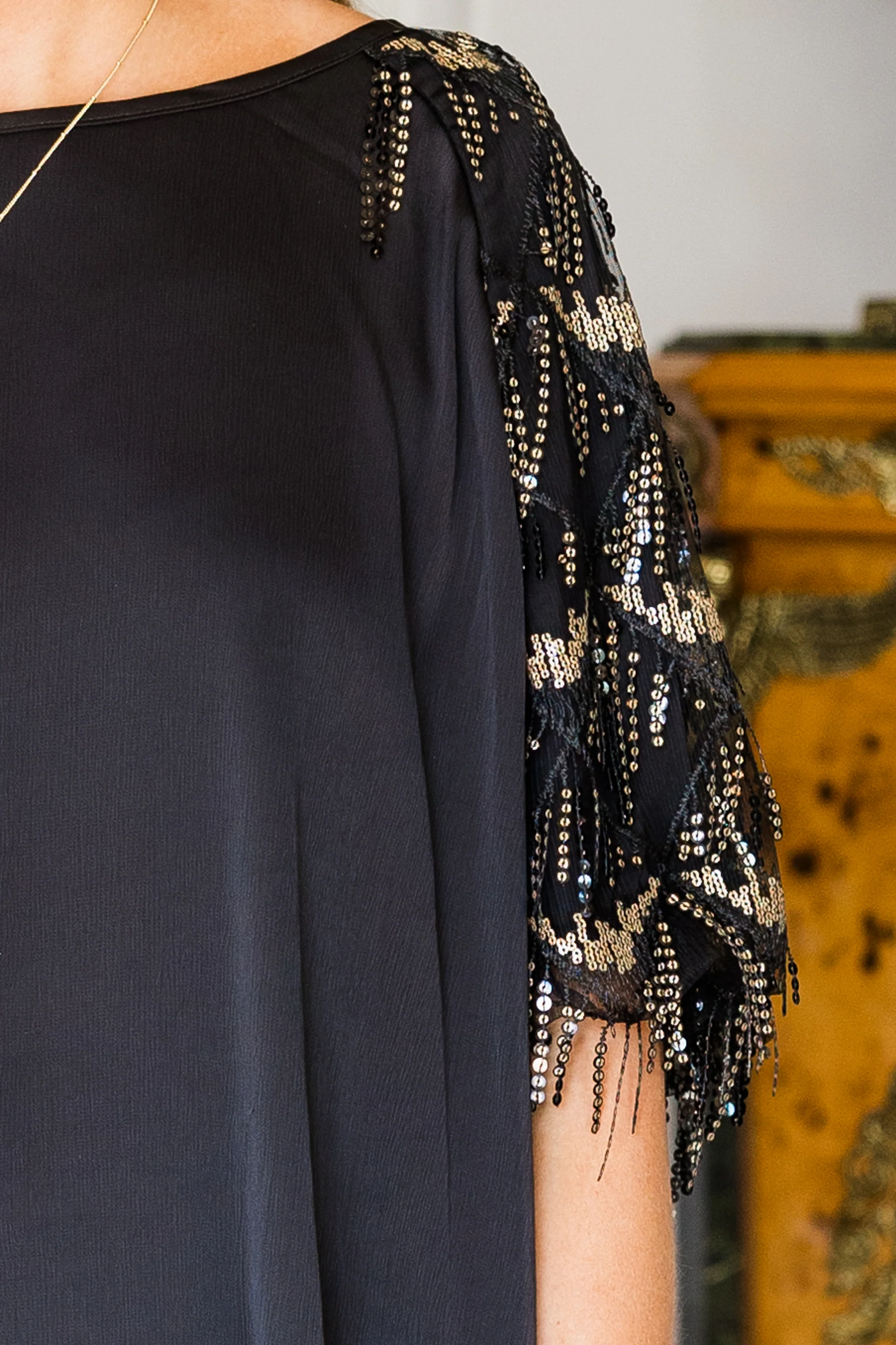 Bring The Glam Top, Black - Giverhouse