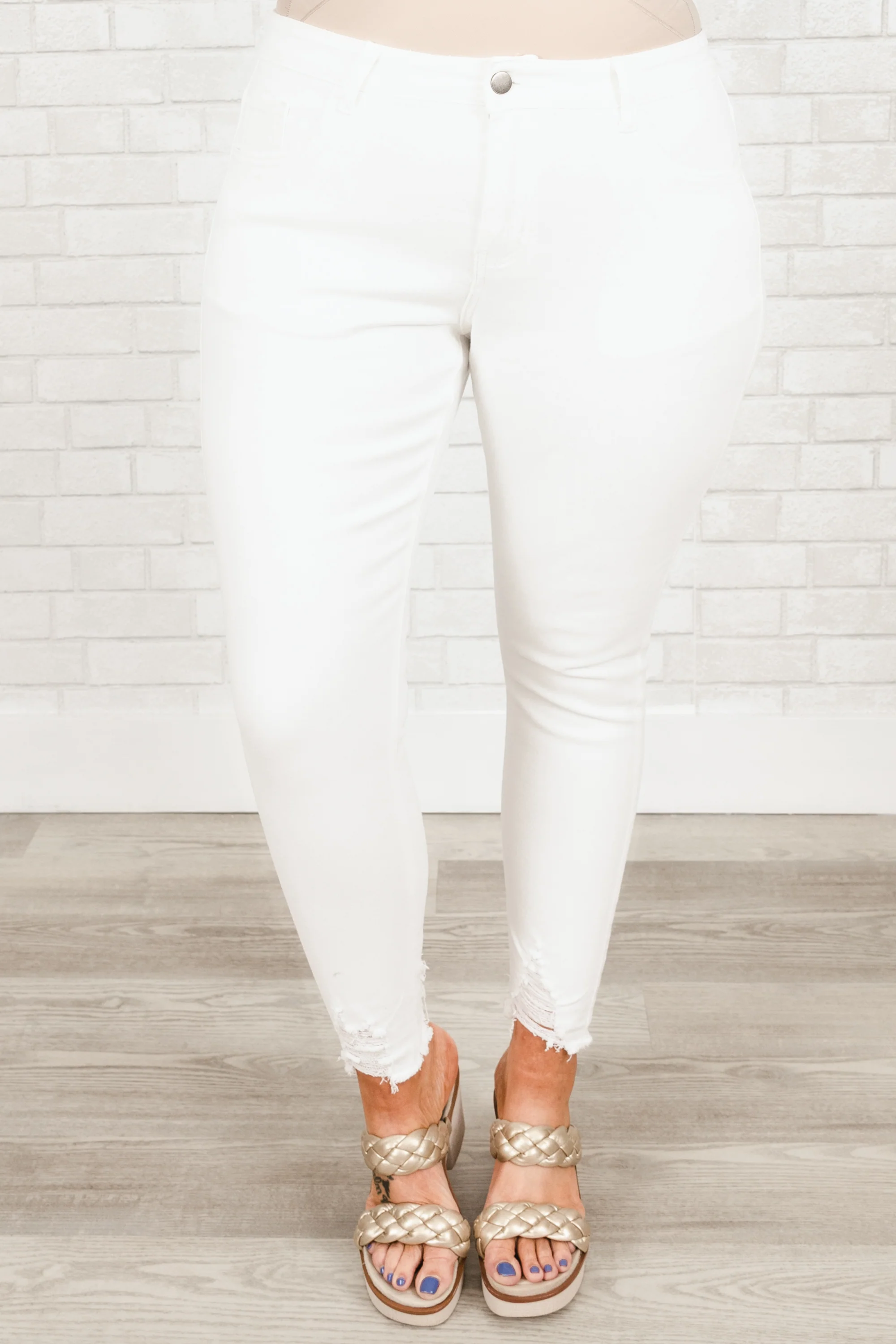 Back To The Basics Jeans, White - Giverhouse