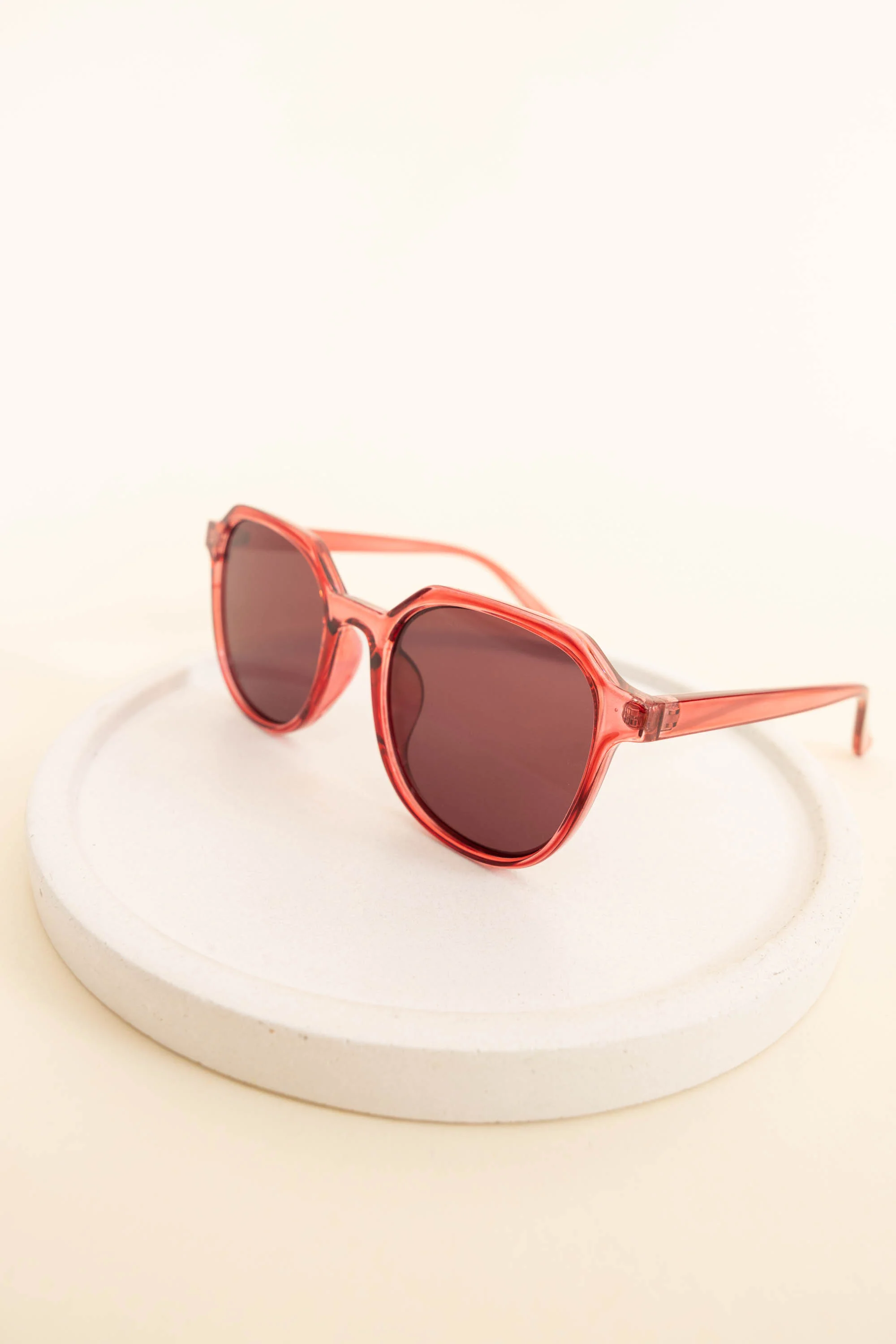 My Love Is Somewhere Else Sunglasses, Pink - Giverhouse