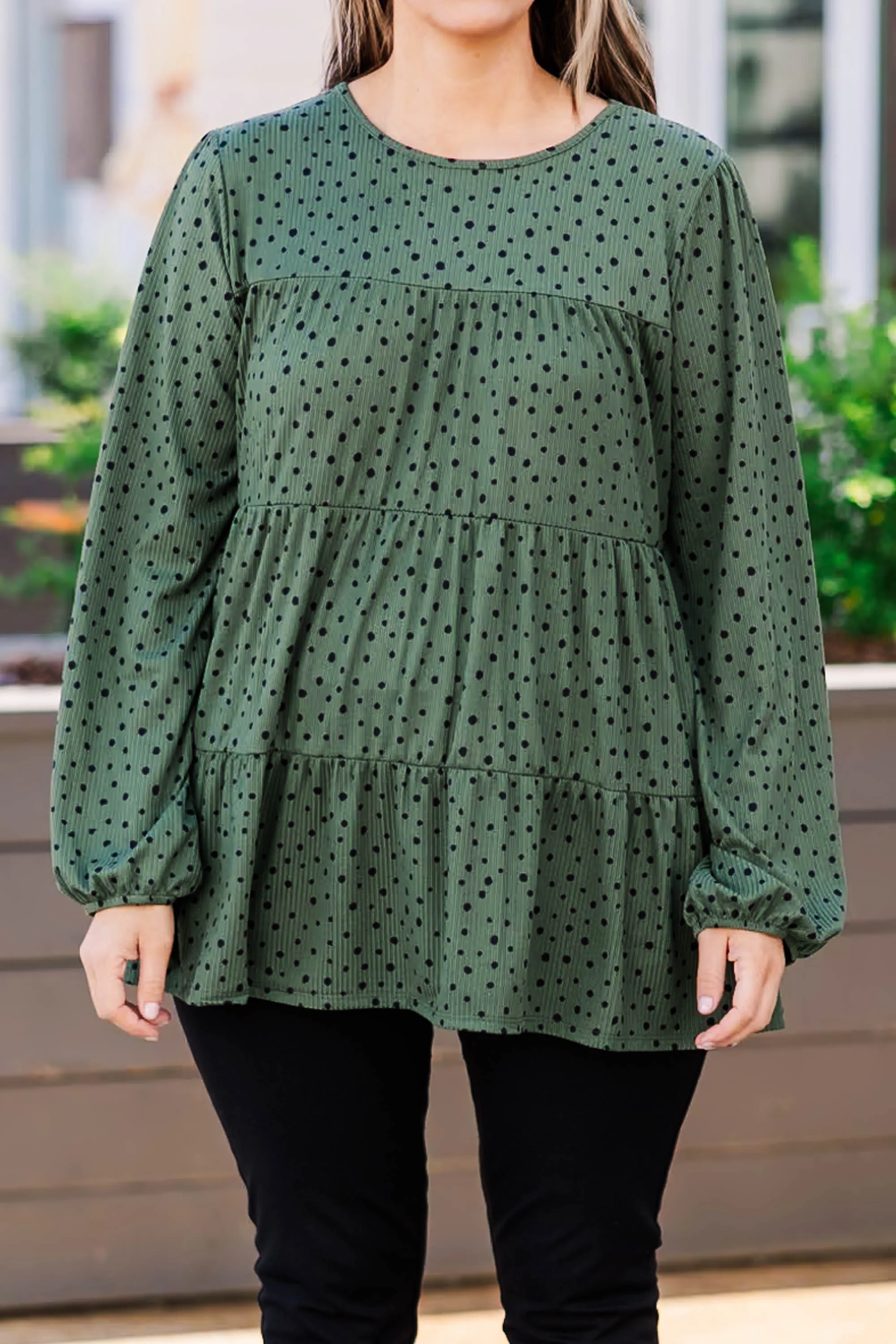 Because Of Me Top, Olive - Giverhouse